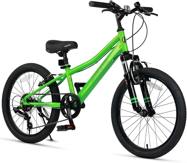AVASTA Govet 20'' Kids Mountain Bike for 5-9 Years Old Boys Girls with Suspension Fork,6 Speeds Drivetrain,Multiple Colors