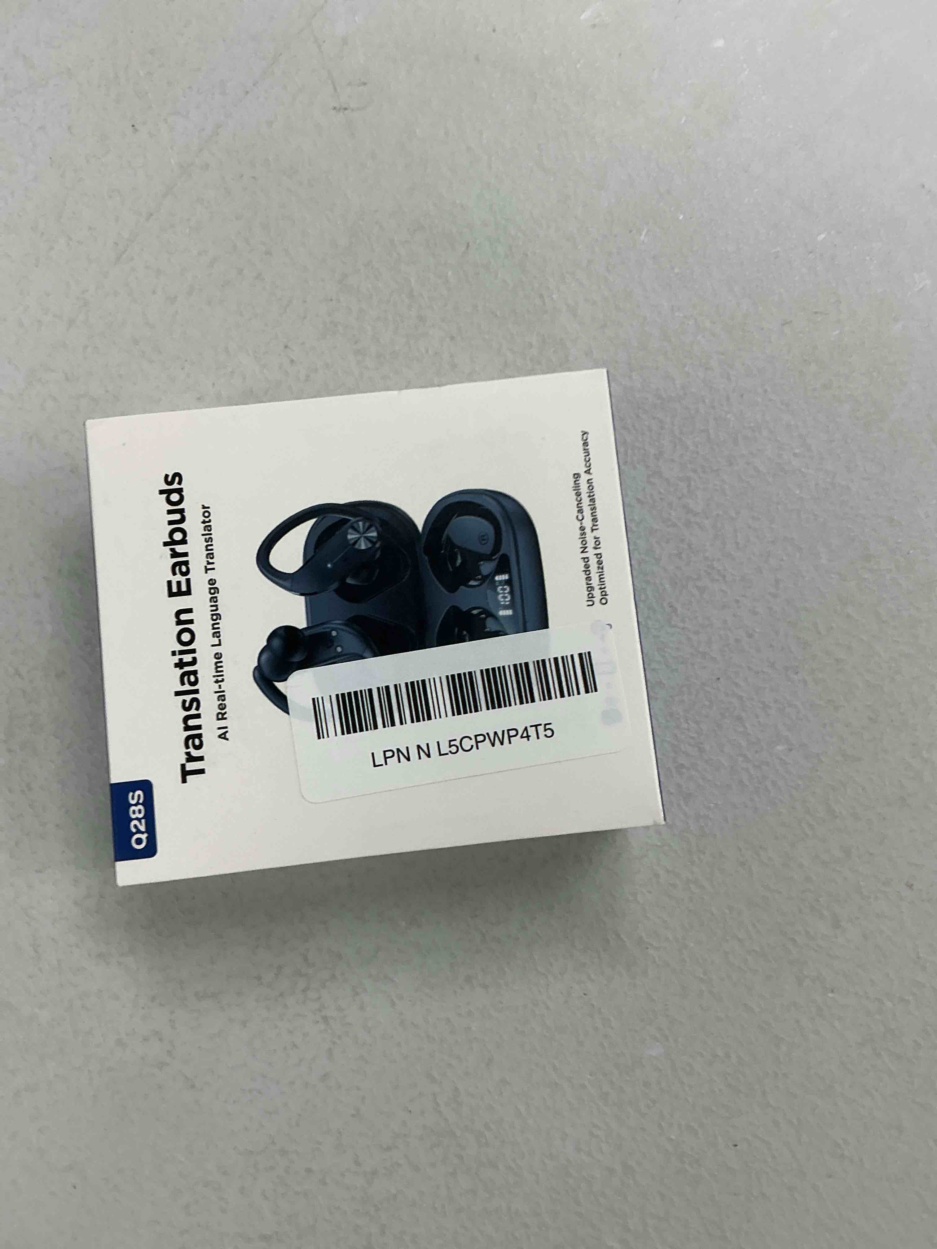 Condition photo showing New/Like New for AI Translation Earbuds Real-Time: 166 Languages Audifonos Traductores Inglés Español, 60 Hours Battery - Seamless Translator Headphones for Travel Business Learning, iOS & Android Support Black
