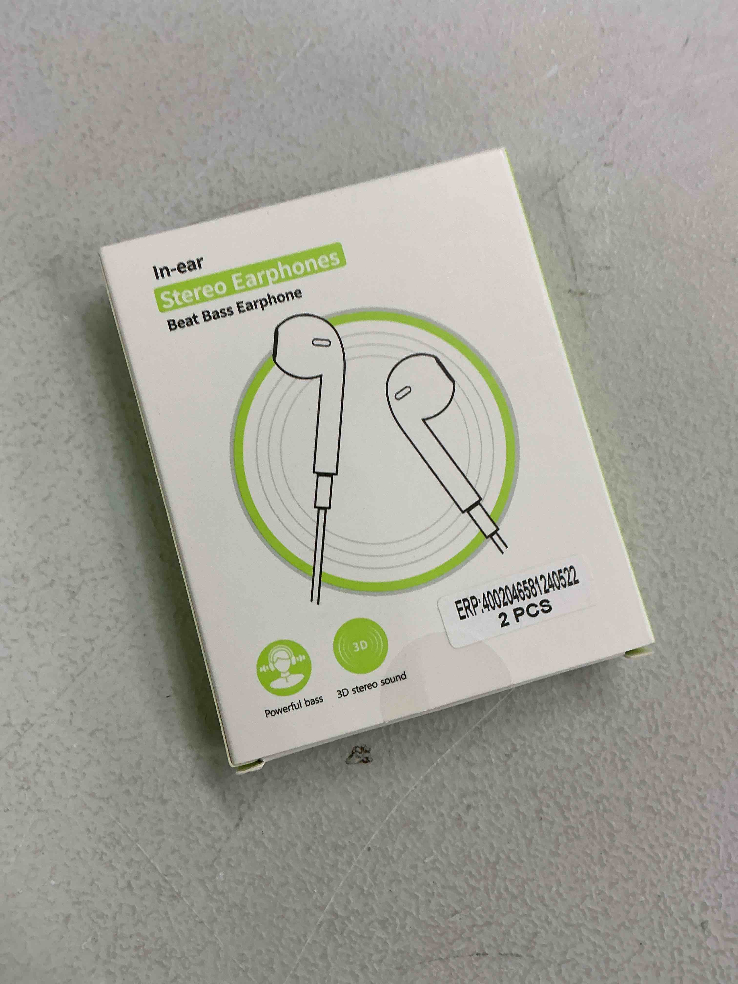 Condition photo showing New/Like New for Apple Headphones 2 Pack Wired Earbuds with Built-in Microphone & Volume Control Nosie Reduction Earphones Compatible with iPhone 14/13/12/11/XR/XS/X/8/7/SE/Pro/Pro Max, Support All iOS System