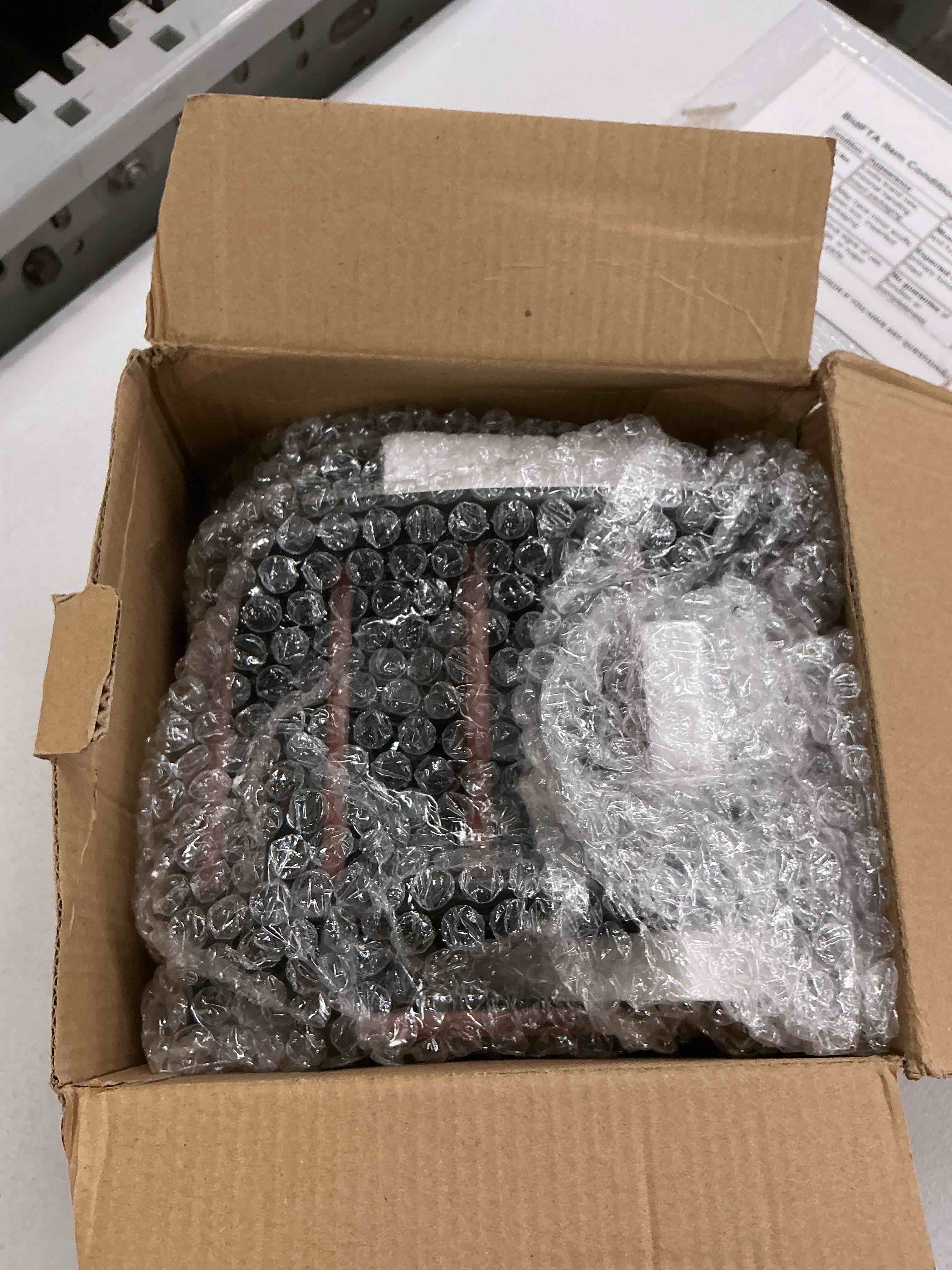 Condition photo showing New/Like New for Coideal Remote Control Holder Caddy - Wooden Rotating Coffee Table Organizer Large Spinning Wood Remote Holder for Living Room Office (6 Compartments, Brown & Black)