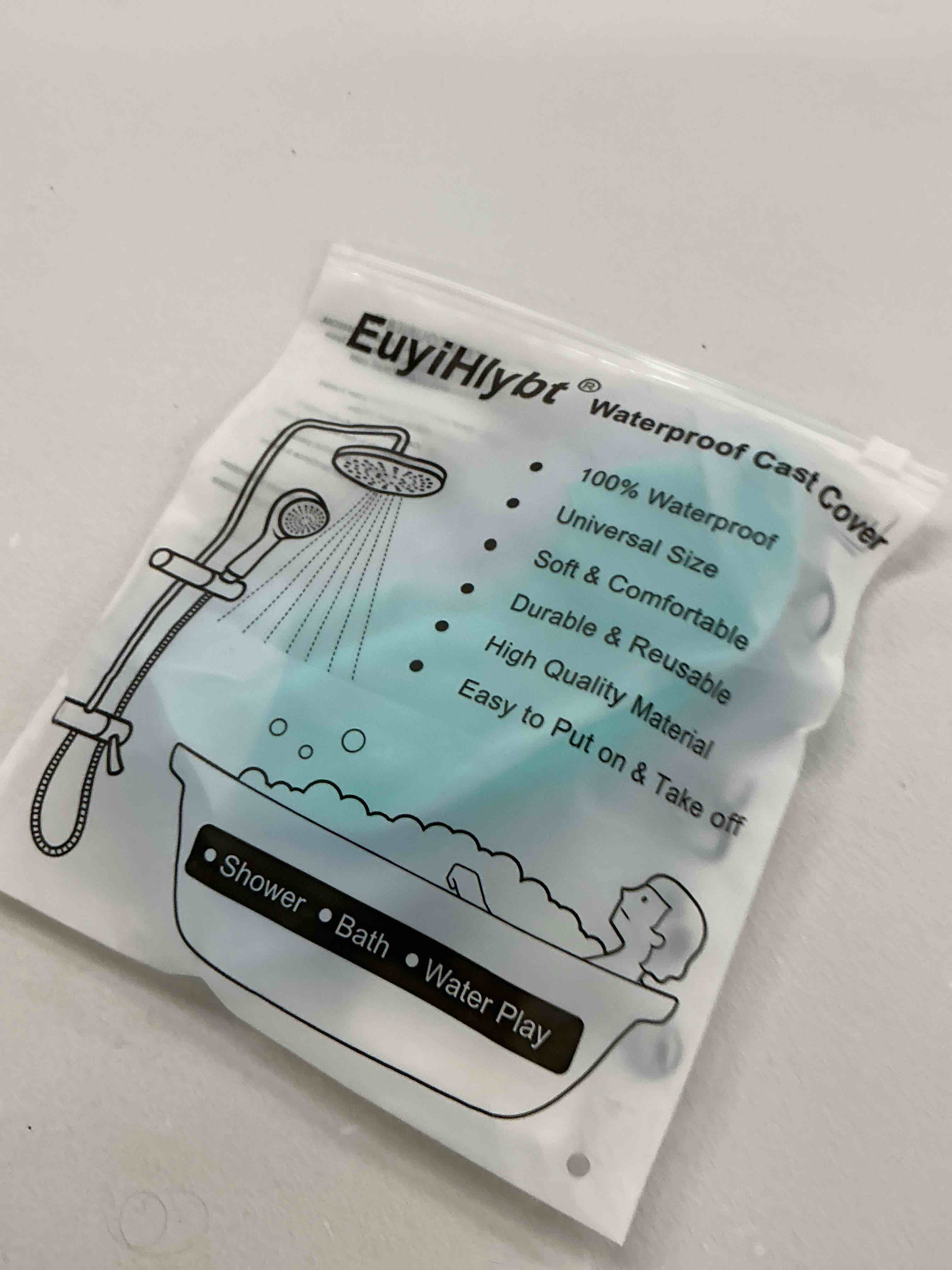Condition photo showing New/Like New for EuyiHlybt Waterproof Cast Covers for Shower Arm Cast Covers for Shower Adult, Reusable Cast Shower Cover Arm, Soft Comfortable Cast Protector for Bandages, Dressings