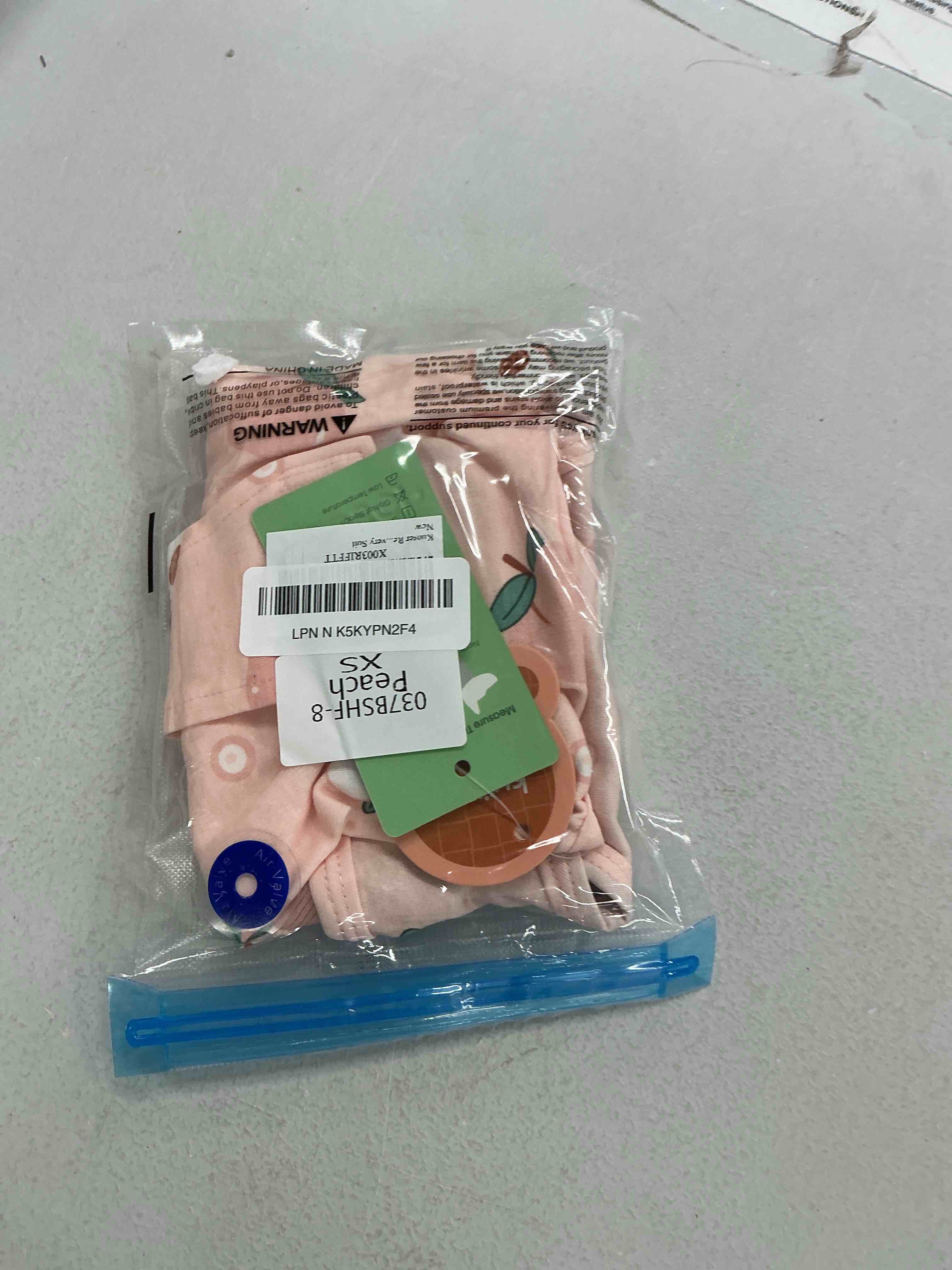 Condition photo showing Good Condition for Kuoser Recovery Suit for Dogs Cats After Surgery, Professional Pet Recovery Shirt Dog Abdominal Wounds Bandages, Substitute E-Collar & Cone,Prevent Licking Dog Onesies Pet Surgery Recovery Suit XS (Back:8.3-11.4'', Weight:4-7 LB) Light Pink