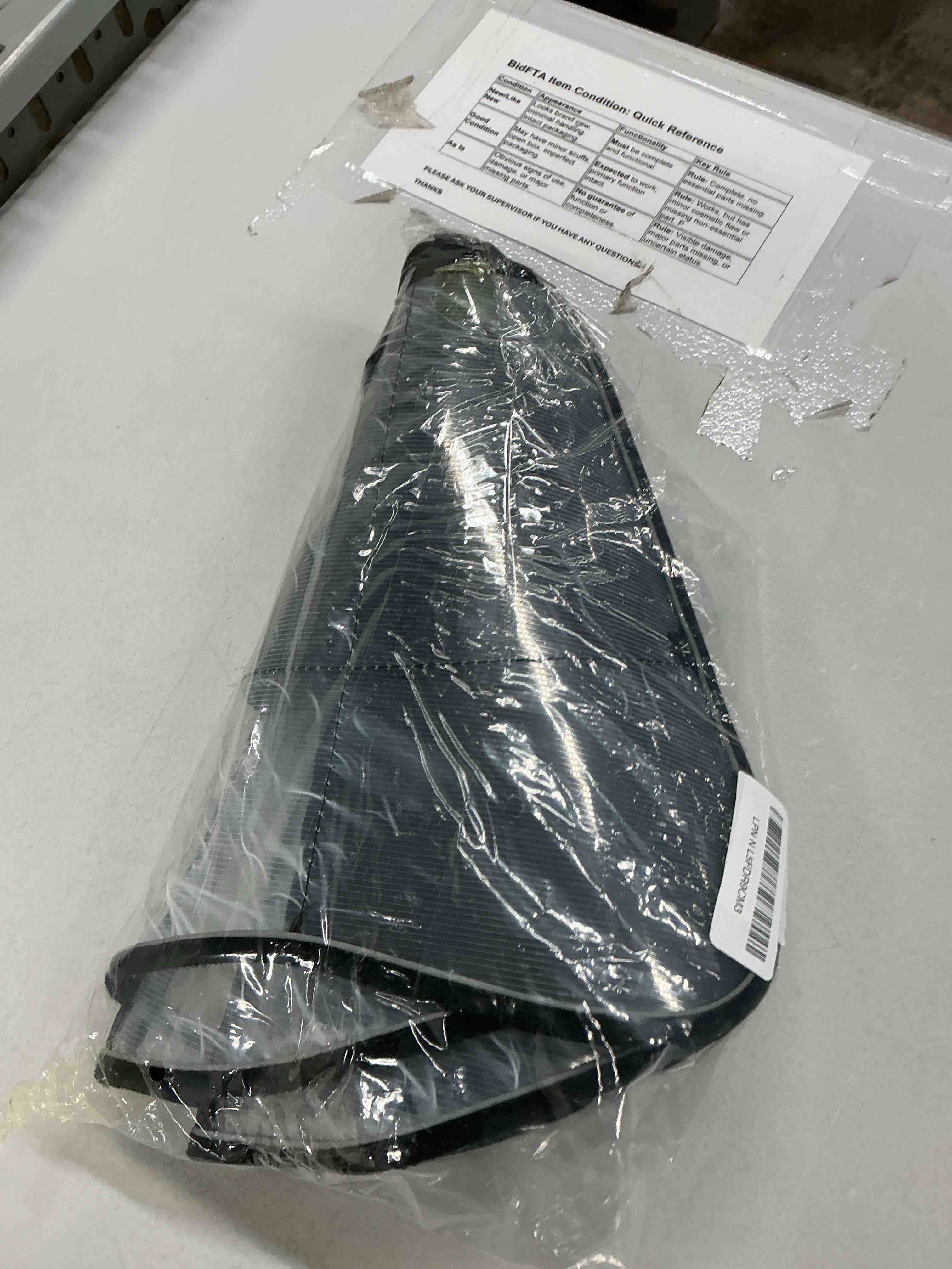 Condition photo showing New/Like New for Soft Dog Cone for Dogs After Surgery, Breathable Pet Recovery Collar for Large Medium Dogs, Adjustable Dog Cone Collar, Elizabethan Collar (XL, Black) XL (Neck: 20.0-22.0") Black