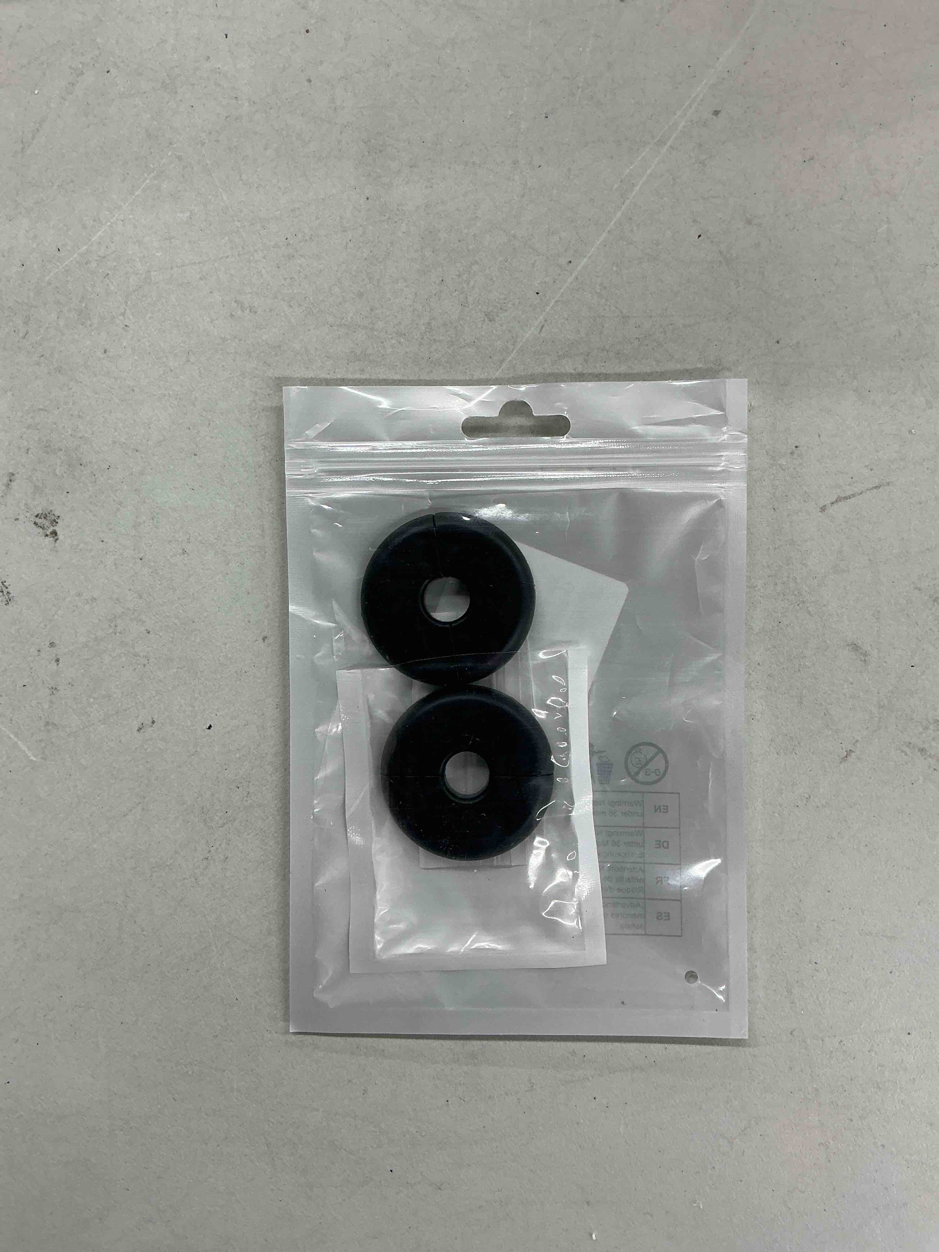 Condition photo showing New/Like New for 2pcs Wall Pass Grommets for Cables Walls Cable Pass Through Accessories Wall Bushing Grommet Cable Grommets Routing Kit for Ethernet Cables Organizing Protecting Cord Black