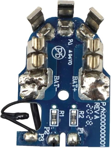 Akocire PCB Circuit Board Replacement for Milwaukee M12 12V Battery, 6-Cell Battery PCB Protection Board Broken Battery Circuit Board Replacement Repair Kit Part