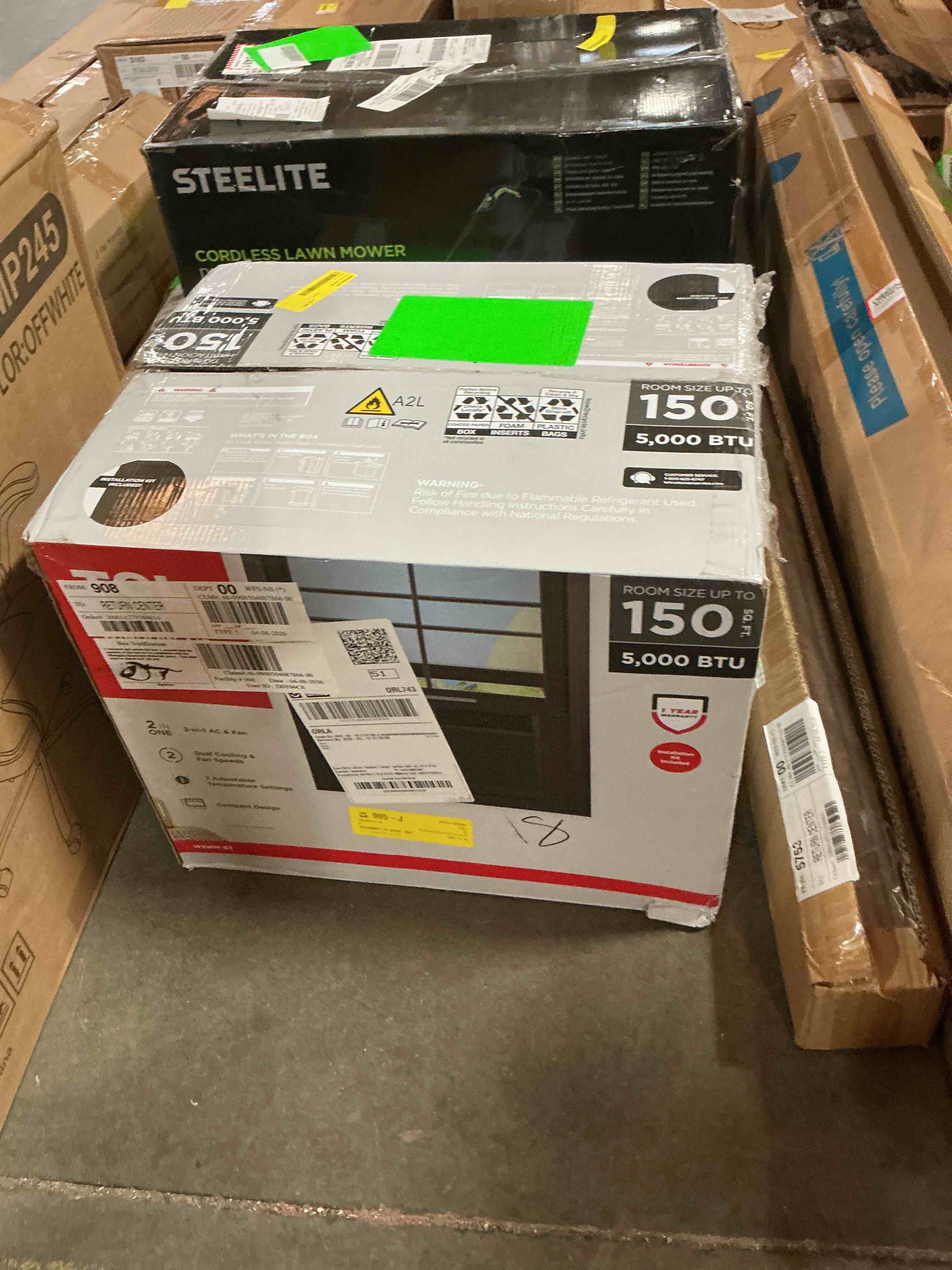 TCL 5 000 BTU Mechanical Window Air Conditioner  Black  W5WM-B3