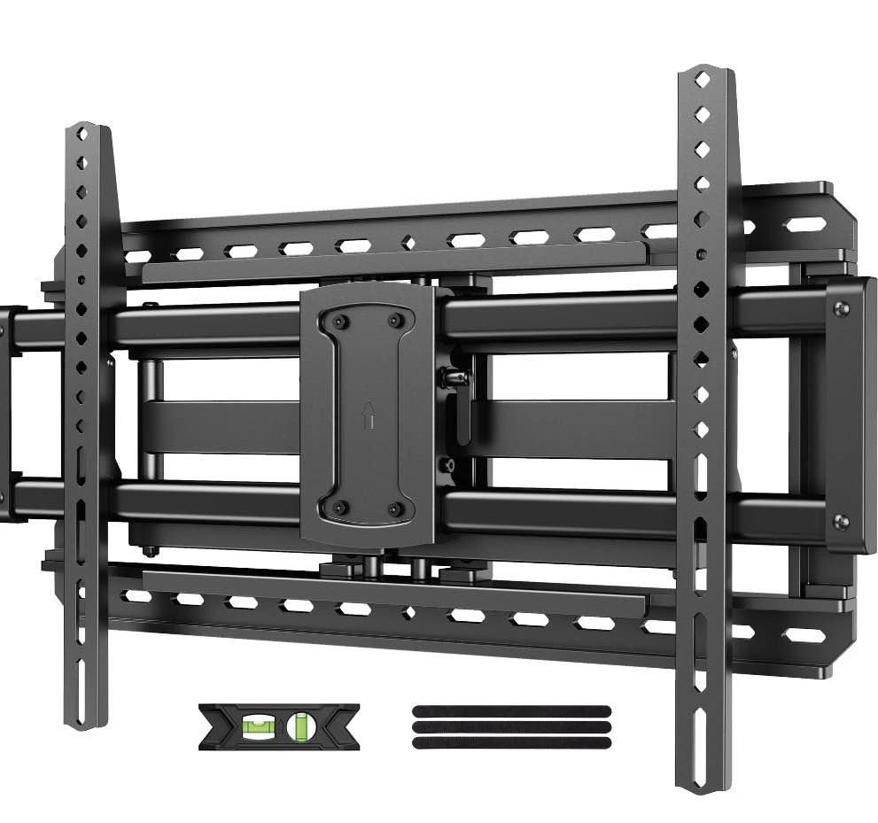 MountLiving Full Motion TV Wall Mount for 37-95" Screens, Pre-Assembled with Swivel & Tilt, Max VESA 600x400mm, 150 lbs Capacity, Fits 24" Wood Studs