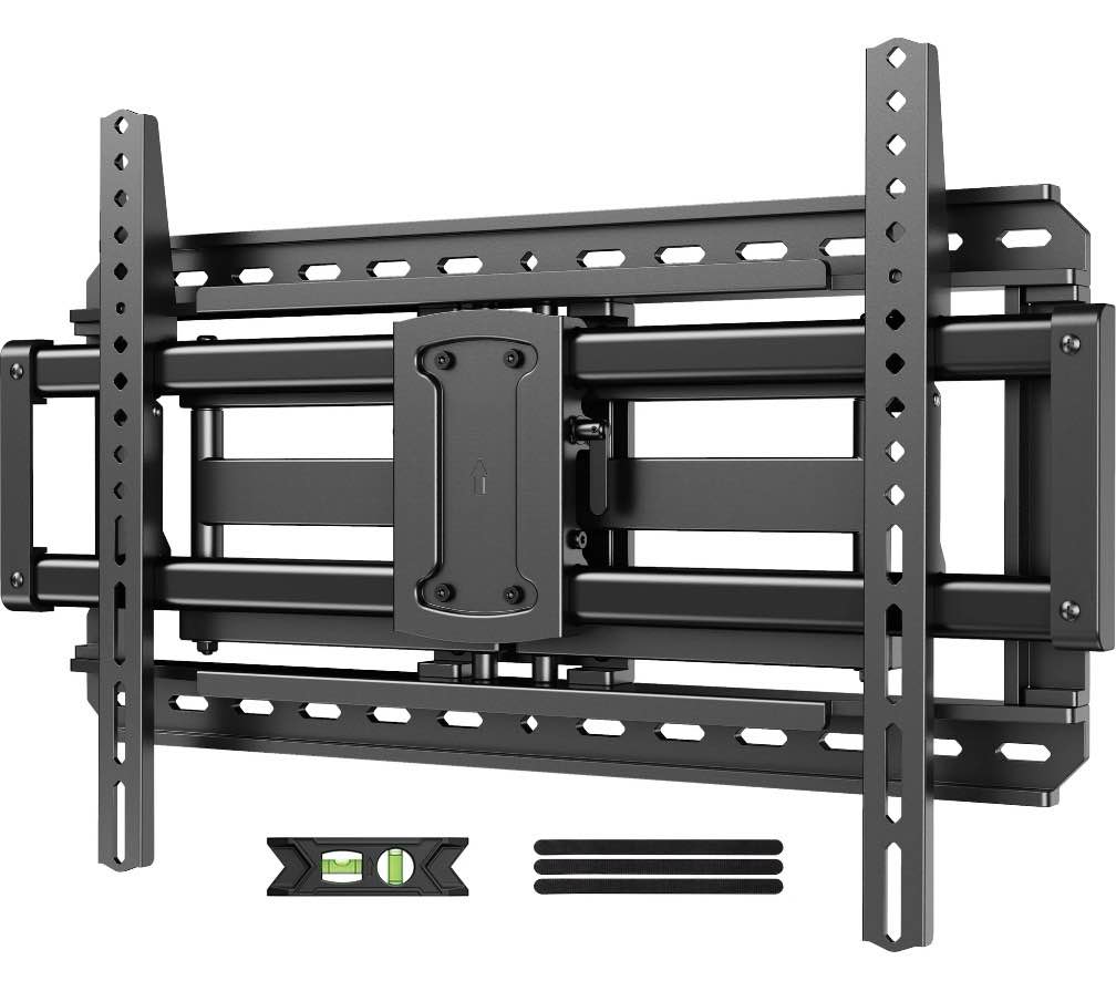 MountLiving Full Motion TV Wall Mount for 37-95" Screens, Pre-Assembled with Swivel & Tilt, Max VESA 600x400mm, 150 lbs Capacity, Fits 24" Wood Studs