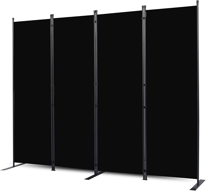 Room Divider 6FT Portable Room Dividers and Folding Privacy Screens, 88'' W Fabric Divider for Room Separation, 4 Panel Partition Room Dividers Screen