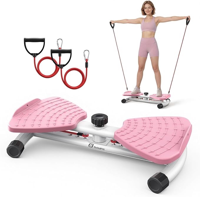 Waist Twister Machine Exercise, 326 lbs Ab Twister Board for Exercise, Waist Twister for Home Gym, Balance Training & Fat Burning, Noiseless Workout Equipment for Women & Men - Twist Exercise Machine