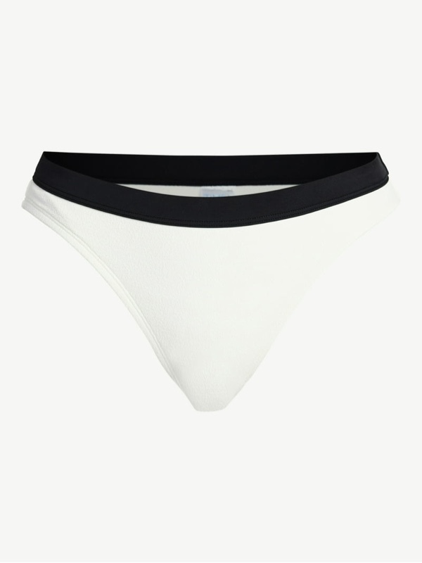Time and Tru Women's and Women's Plus Size Contrast Banded Bikini Bottoms, Sizes S( 4-6)