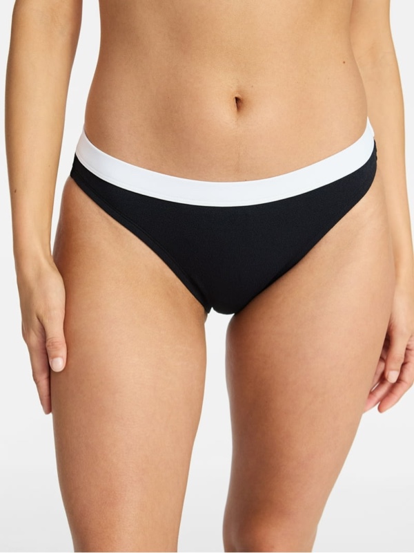 Time and Tru Women's and Women's Plus Size Contrast Banded Bikini Bottoms, Sizes M(8-10)