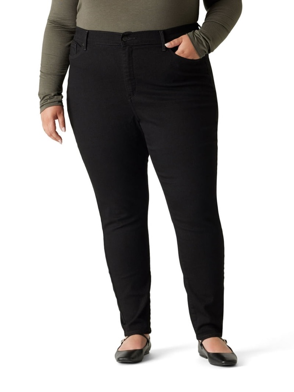 Levi Strauss Signature Women's and Women's Plus High Rise Skinny Jeans, 16W