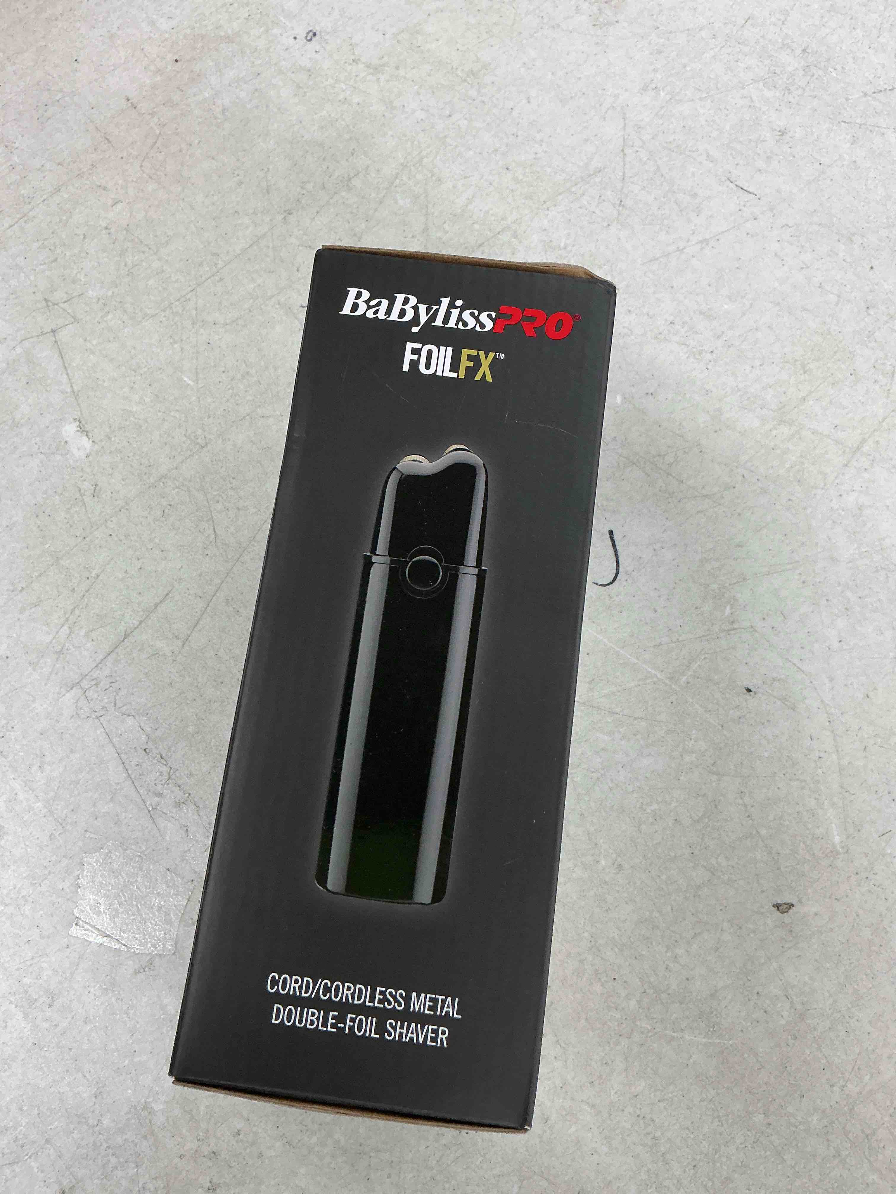 Condition photo showing Good Condition for babylisspro metalfx double foil shaver, handheld electric razor for travel, portable cordless close face shaver for head, beard, & neck black