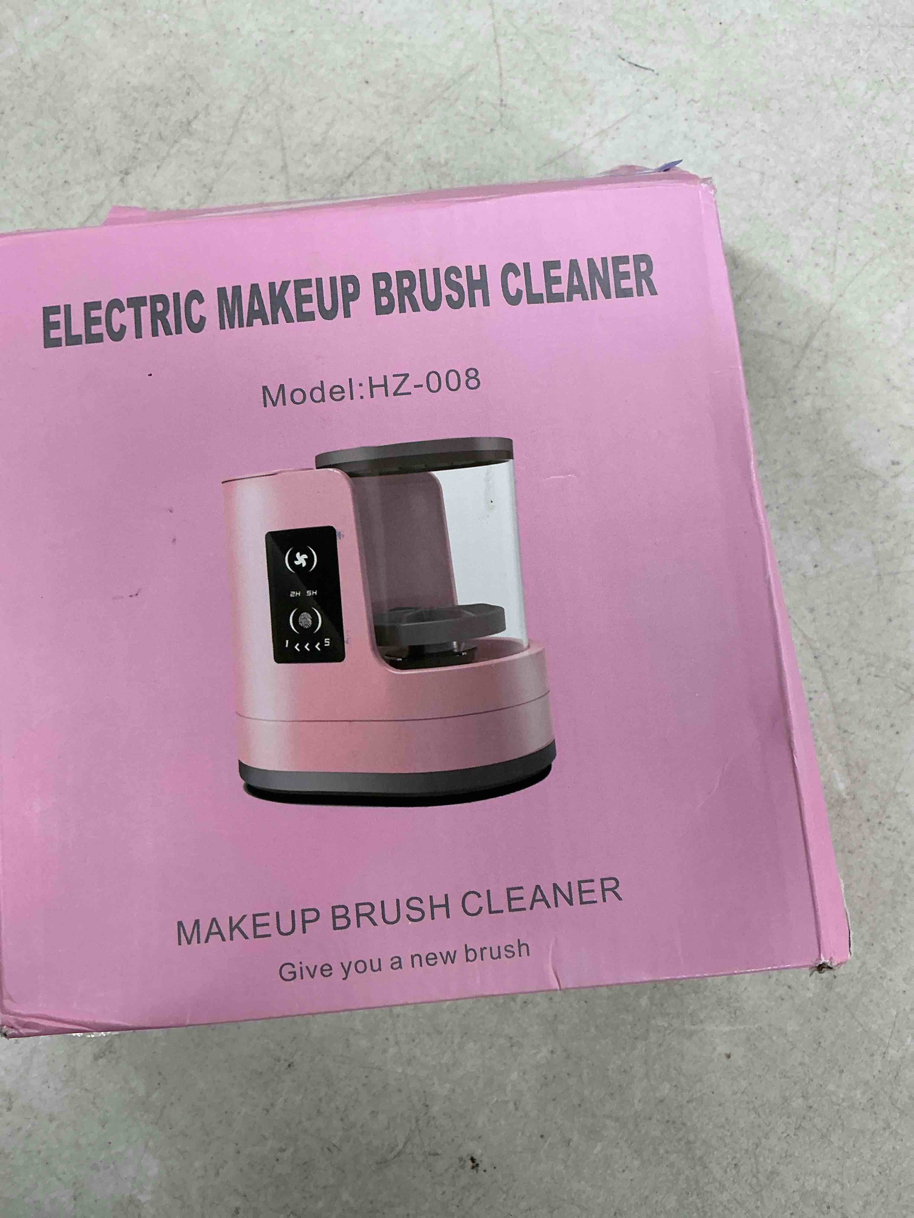Condition photo showing Good Condition for 3 in 1 electric makeup brush cleaner machine with makeup brush dryer-holder-portable automatic usb cosmetic brushes cleaner tool for all size beauty makeup brush set,eyeshadow, blush brush (rose pink)