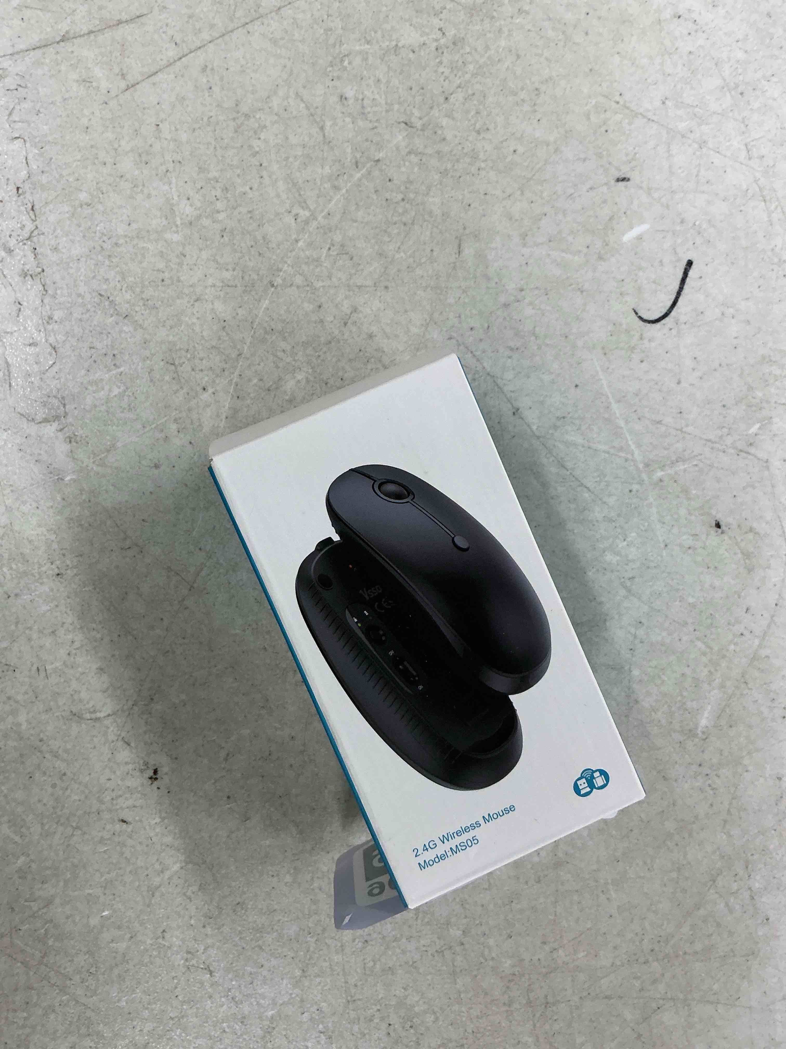 Condition photo showing Good Condition for vssoplor type c wireless mouse, usb c macbook wireless mouse dual mode cordless mice with usb and type c receiver compatible with pc, laptop, macbook and all type c devices-black and silver