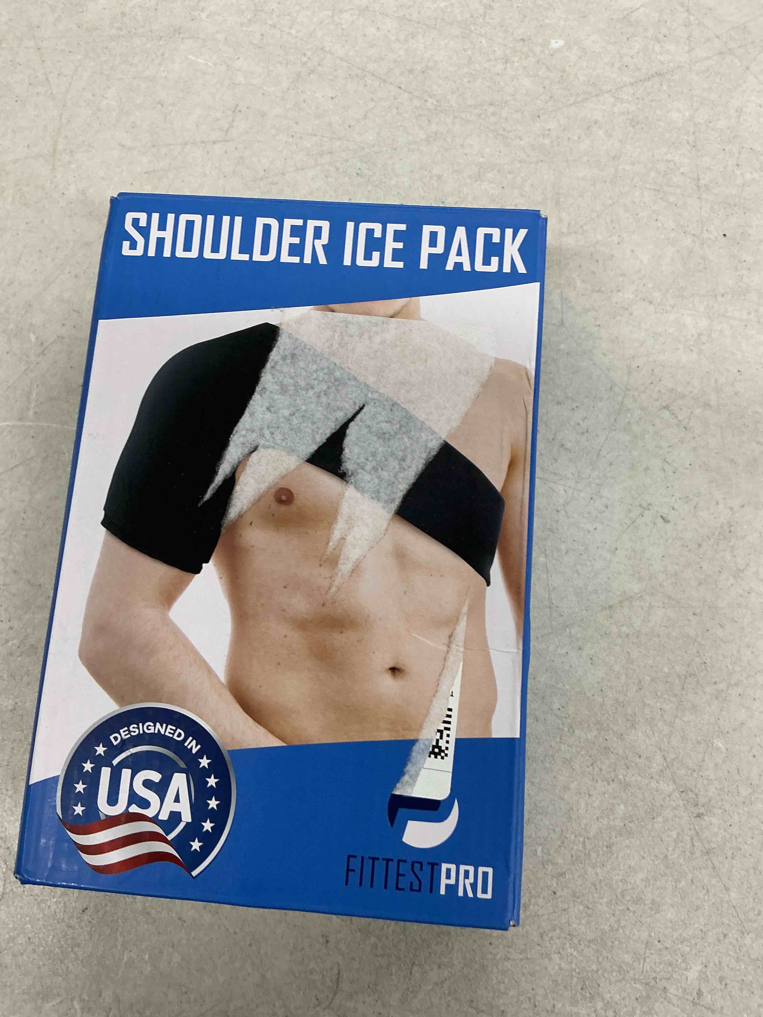 Condition photo showing Good Condition for shoulder ice pack wrap (xl) for pain relief, reusable cold therapy wrap for tendonitis, swelling, rotator cuff, and recovery shoulder xl