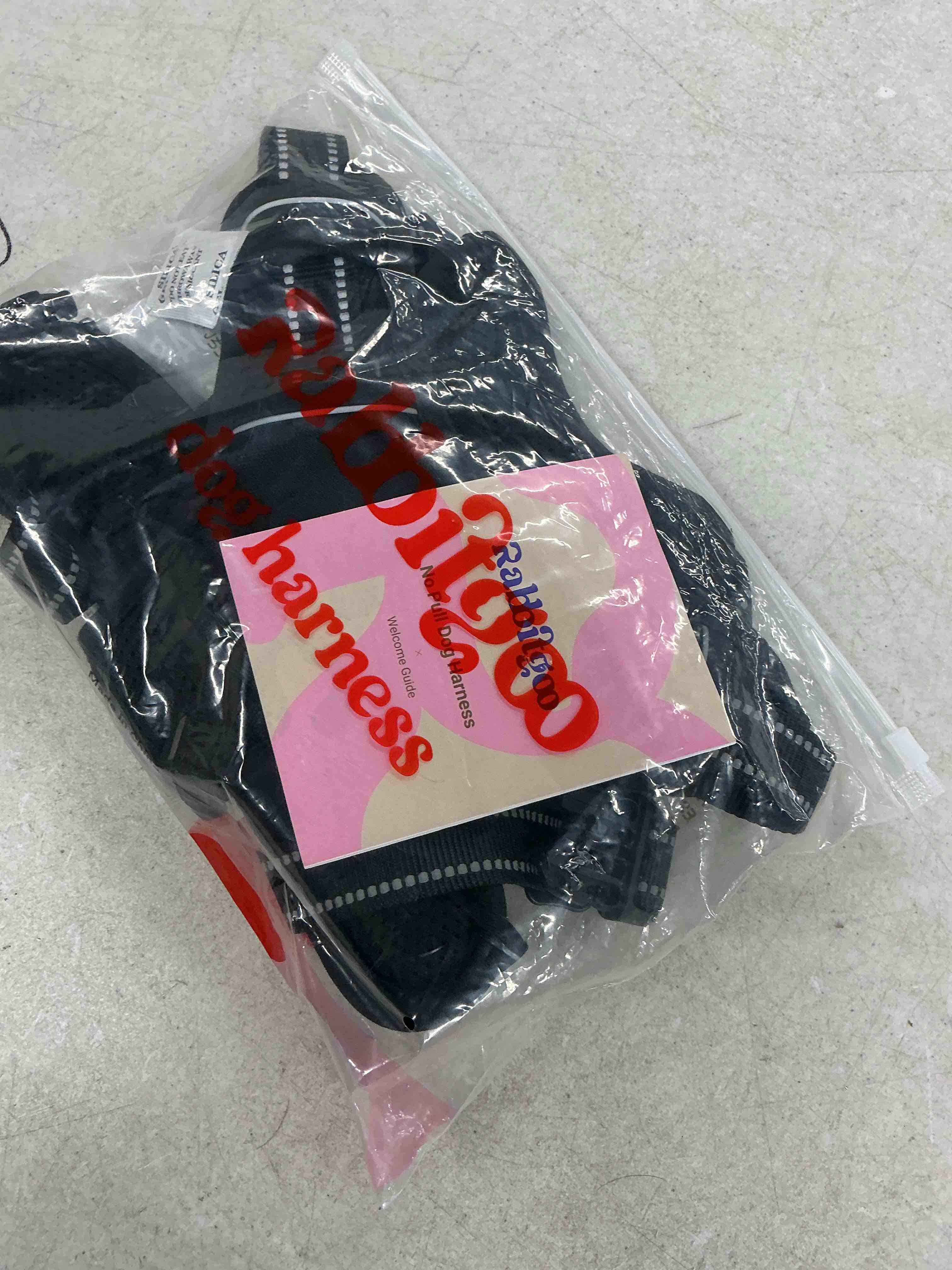 Condition photo showing Good Condition for rabbitgoo dog harness no pull with 2 leash clips, adjustable soft padded, reflective oxford no choke pet vest with easy control handle for large dogs, black, l large black
