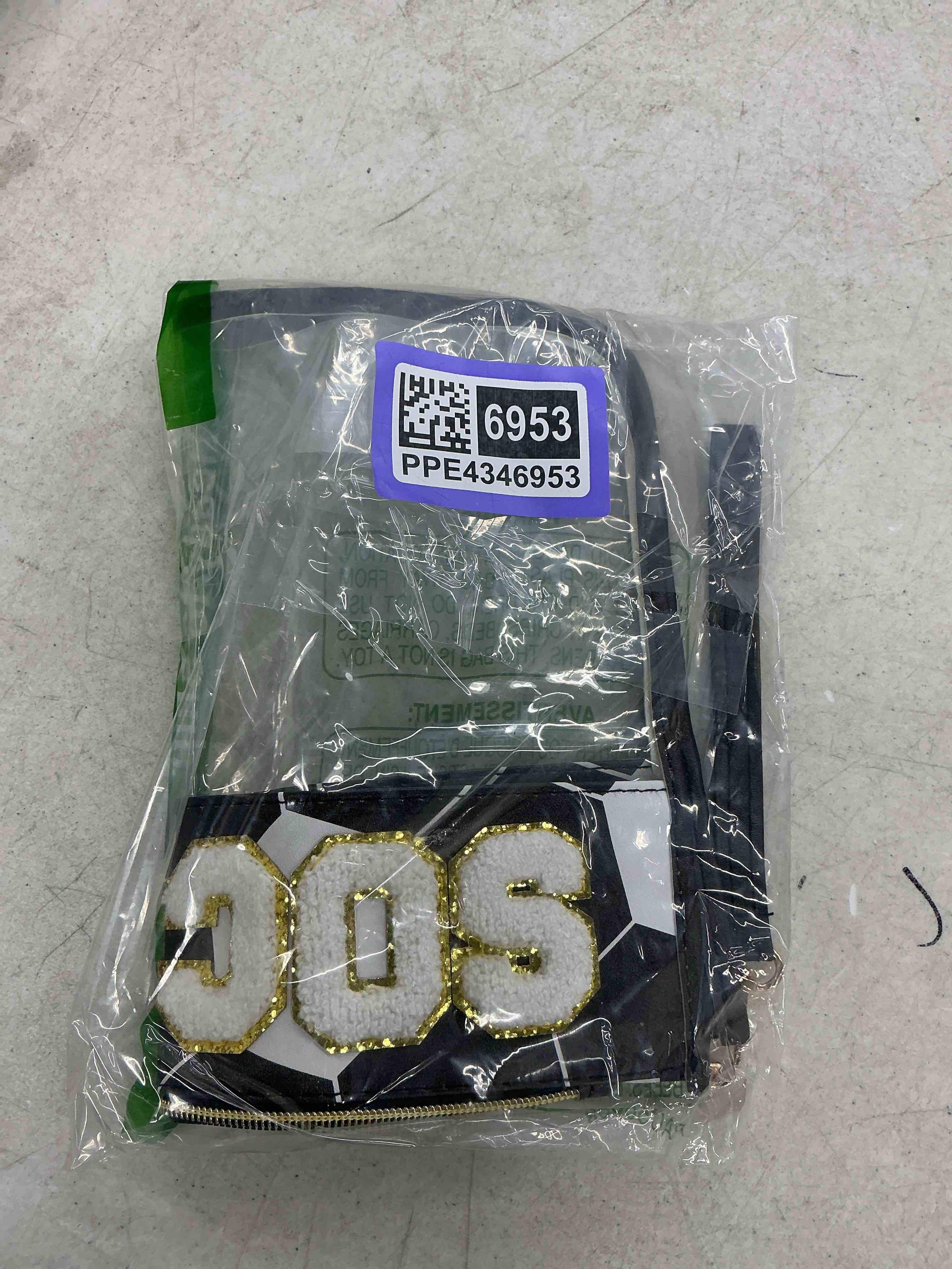 Condition photo showing Good Condition for baseball gift bags baseballs treat bags team gifts clear chenille letter zipper pouch accessories stuff sport portable soccer medium