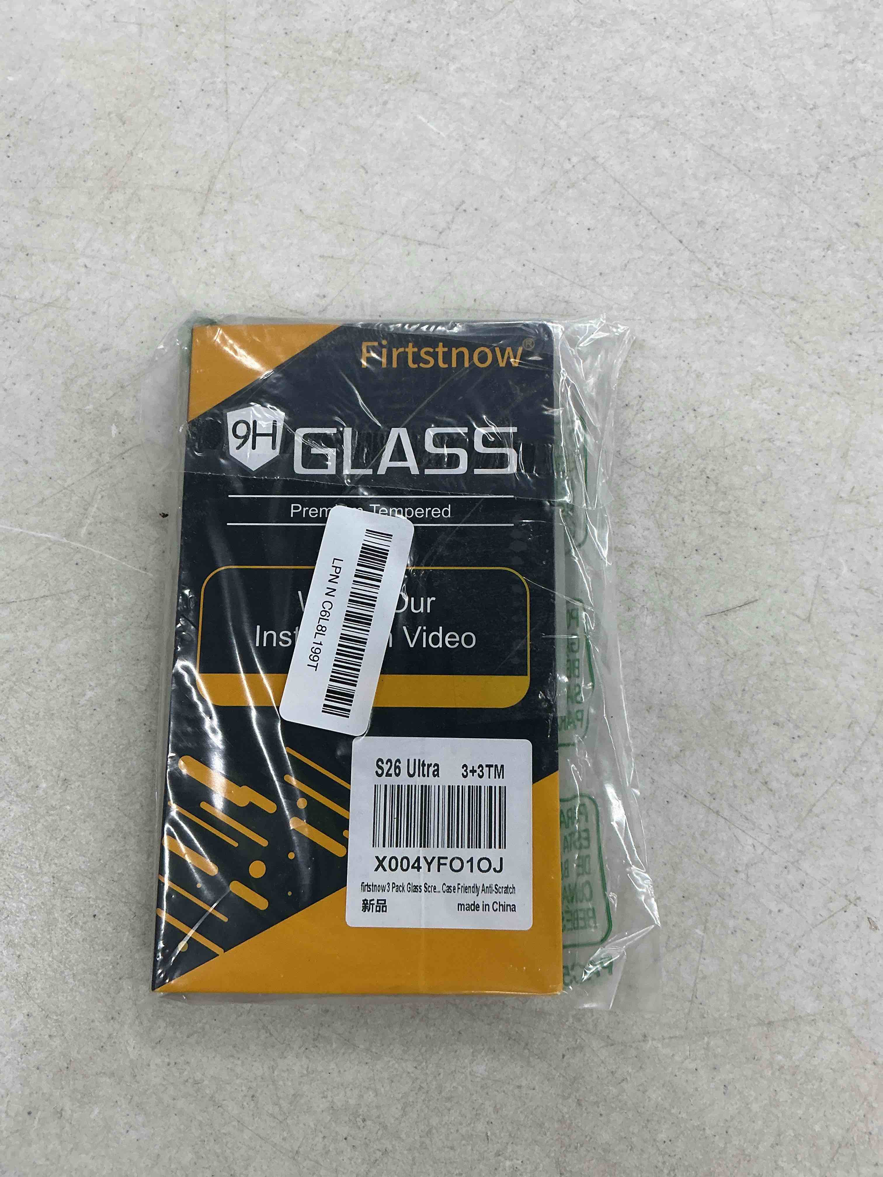 Condition photo showing Good Condition for 3 pack for samsung galaxy s26 ultra screen protector tempered glass + 3 pack camera lens protector, military grade shatterproof, 9h hardness, fingerprint unlock,case friendly 6.9 inch