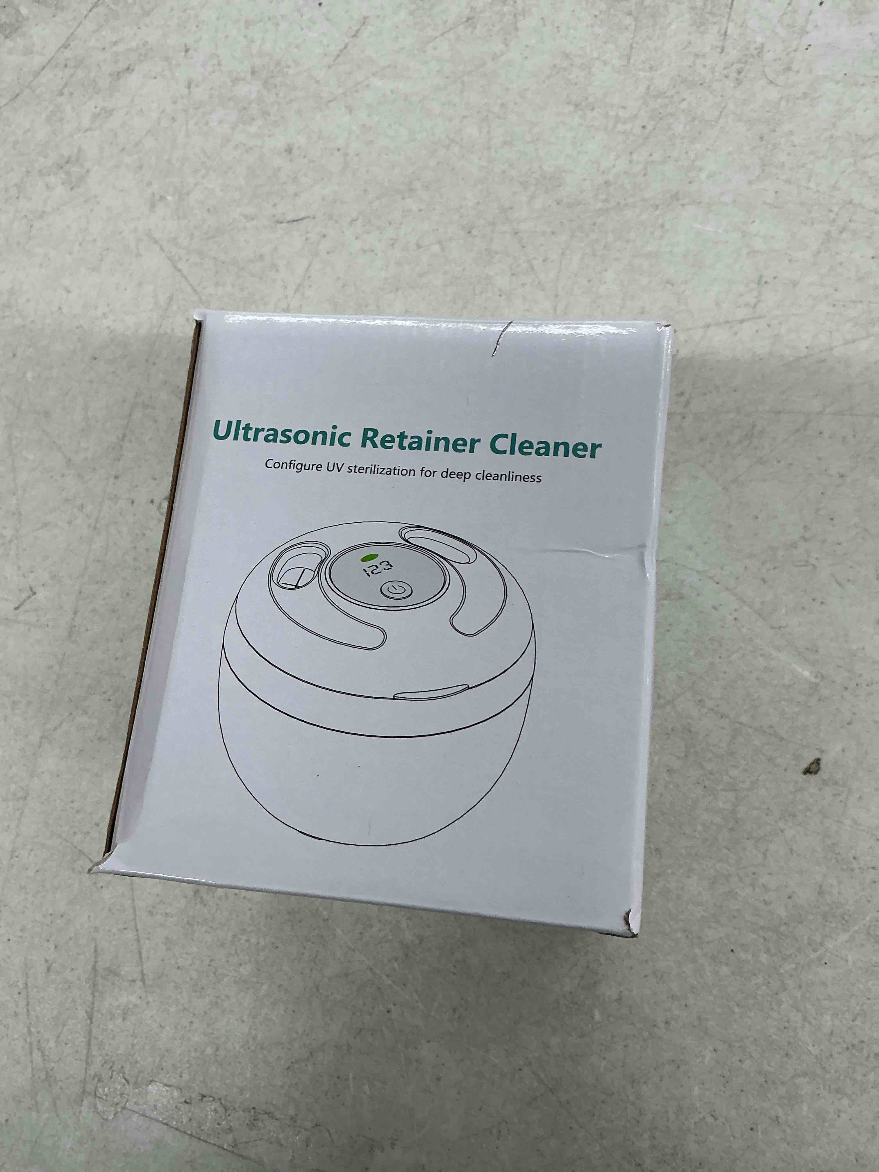 Condition photo showing Good Condition for dental ultrasonic retainer cleaner machine - 45khz dental cleaning pod with 4 modes, digital timer & 200ml capacity for denture, mouth guard, aligner, night guard, braces, toothbrush head & jewelry