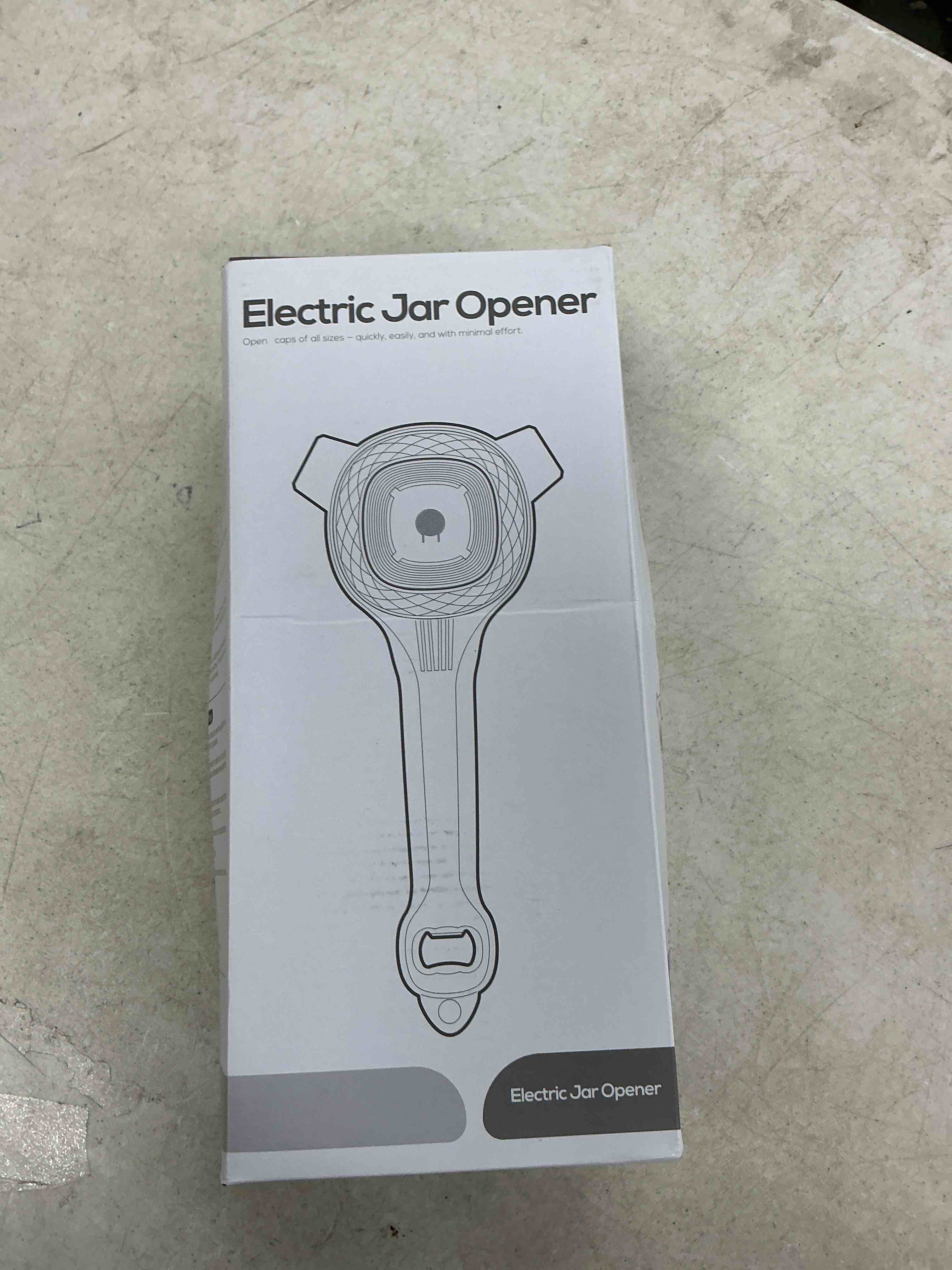 Condition photo showing Good Condition for electric jar opener with power-clamp technology: auto-tighten & manual twist for easy opening, 2-in-1 jar and bottle opener for weak hands & seniors & arthritis, includes free rubber gripper pad