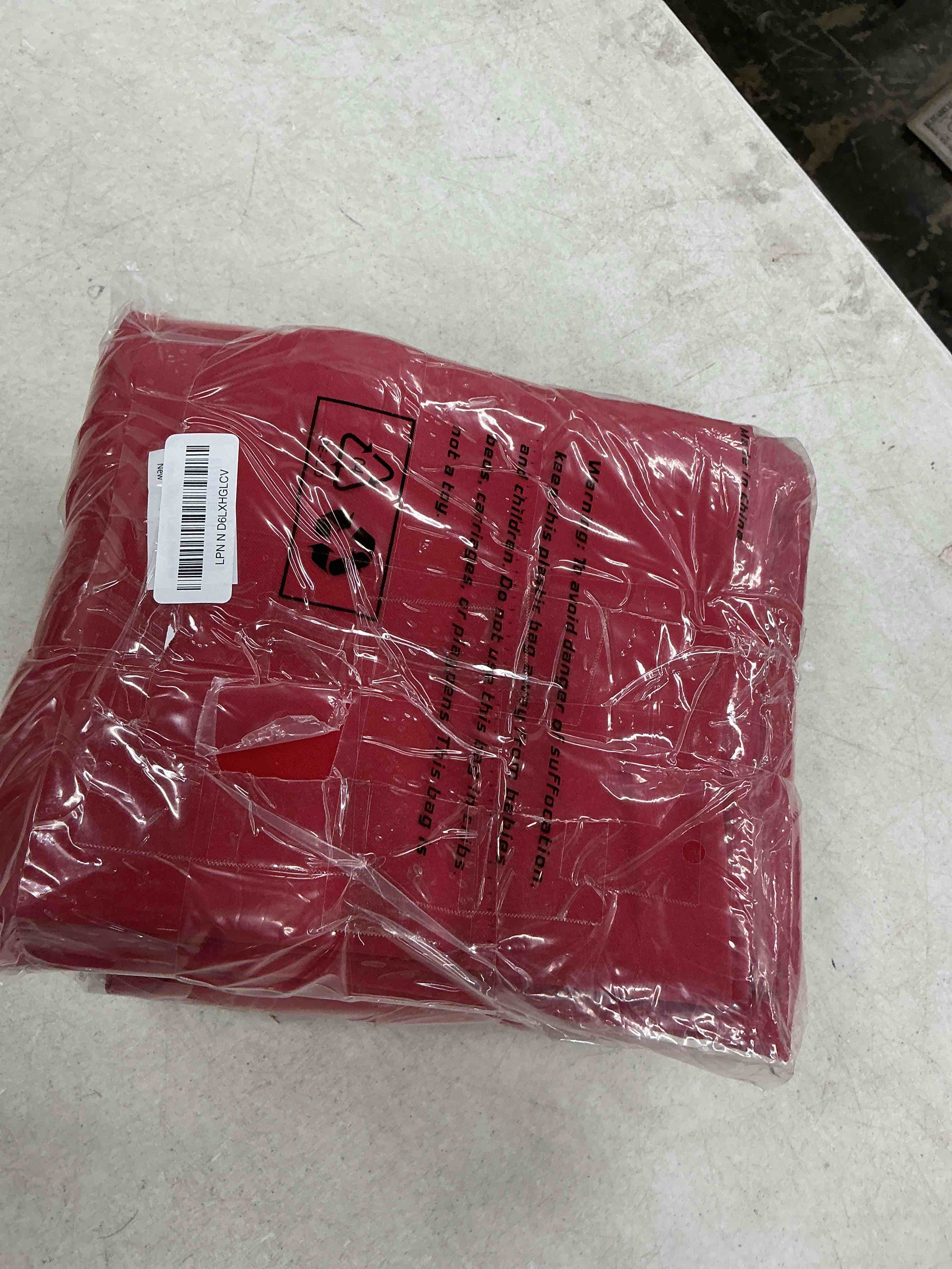 Condition photo showing New/Like New for bgment red blackout curtains for bedroom 72 inches length - rod pocket thermal insulated drapes room darkening privacy for living room, 52 x 72 inch, 2 panels red 52"w x 72"l (pack of 2)