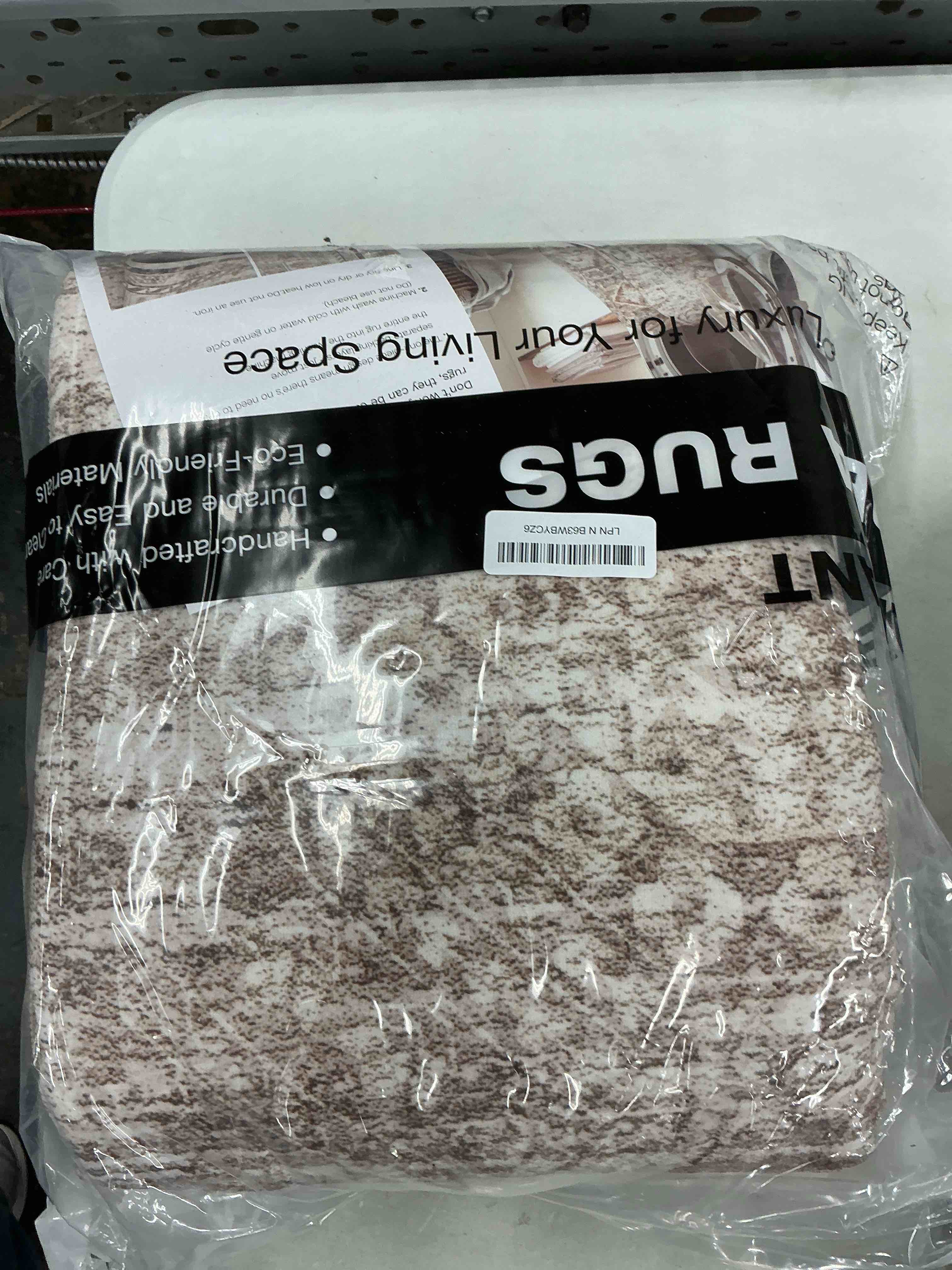 Condition photo showing Good Condition for 6x9 area rug for living room washable 6x9 rug non-slip modern rugs for bedroom dining room ultra-thin indoor brown rug brown 6' x 9' (rectangular)