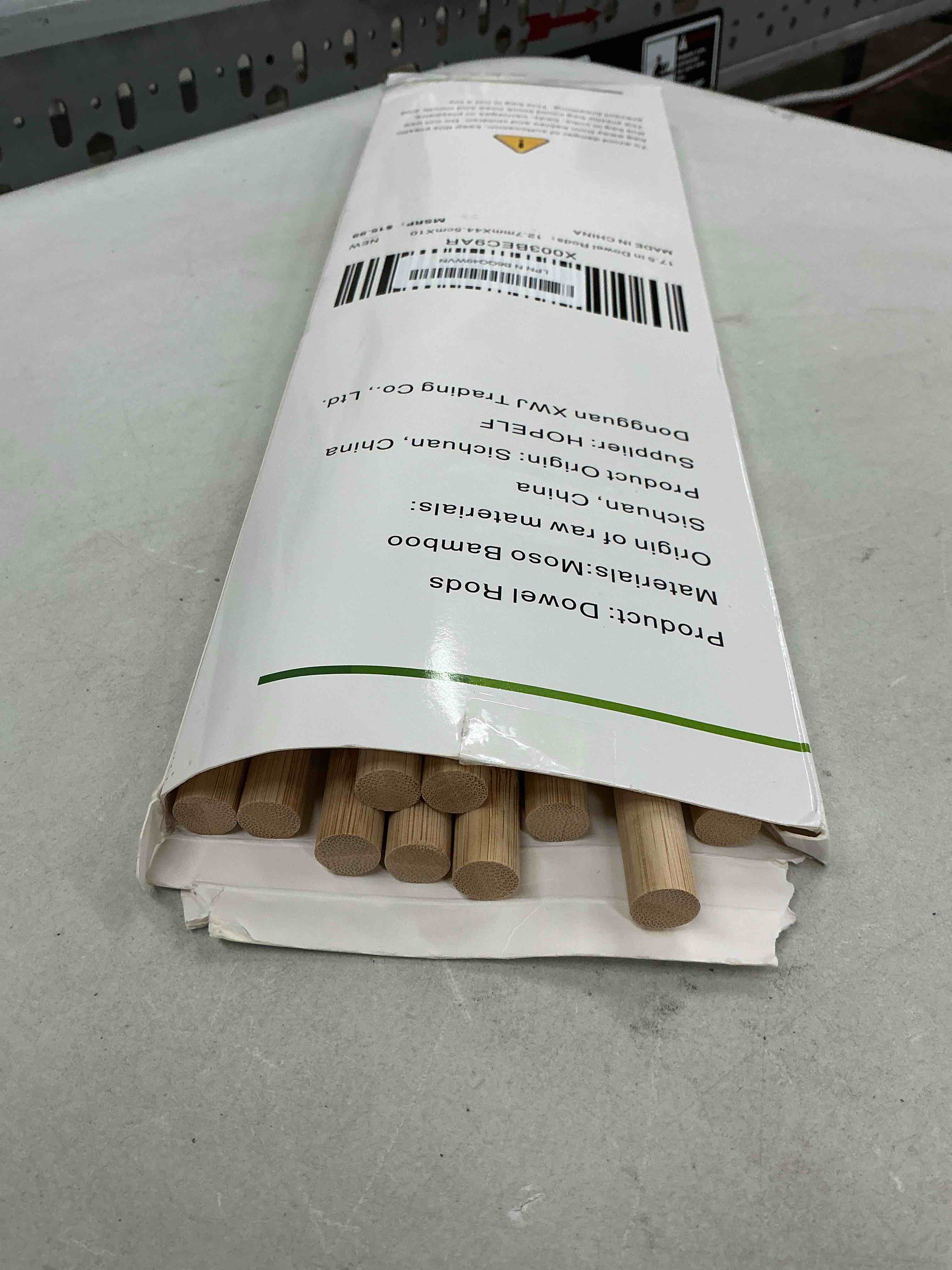 Condition photo showing Good Condition for hopelf 10pcs bamboo sticks - 1/2 x 17.5 inch dowel rods for crafts, diyers 1/2" x 17.5" 10