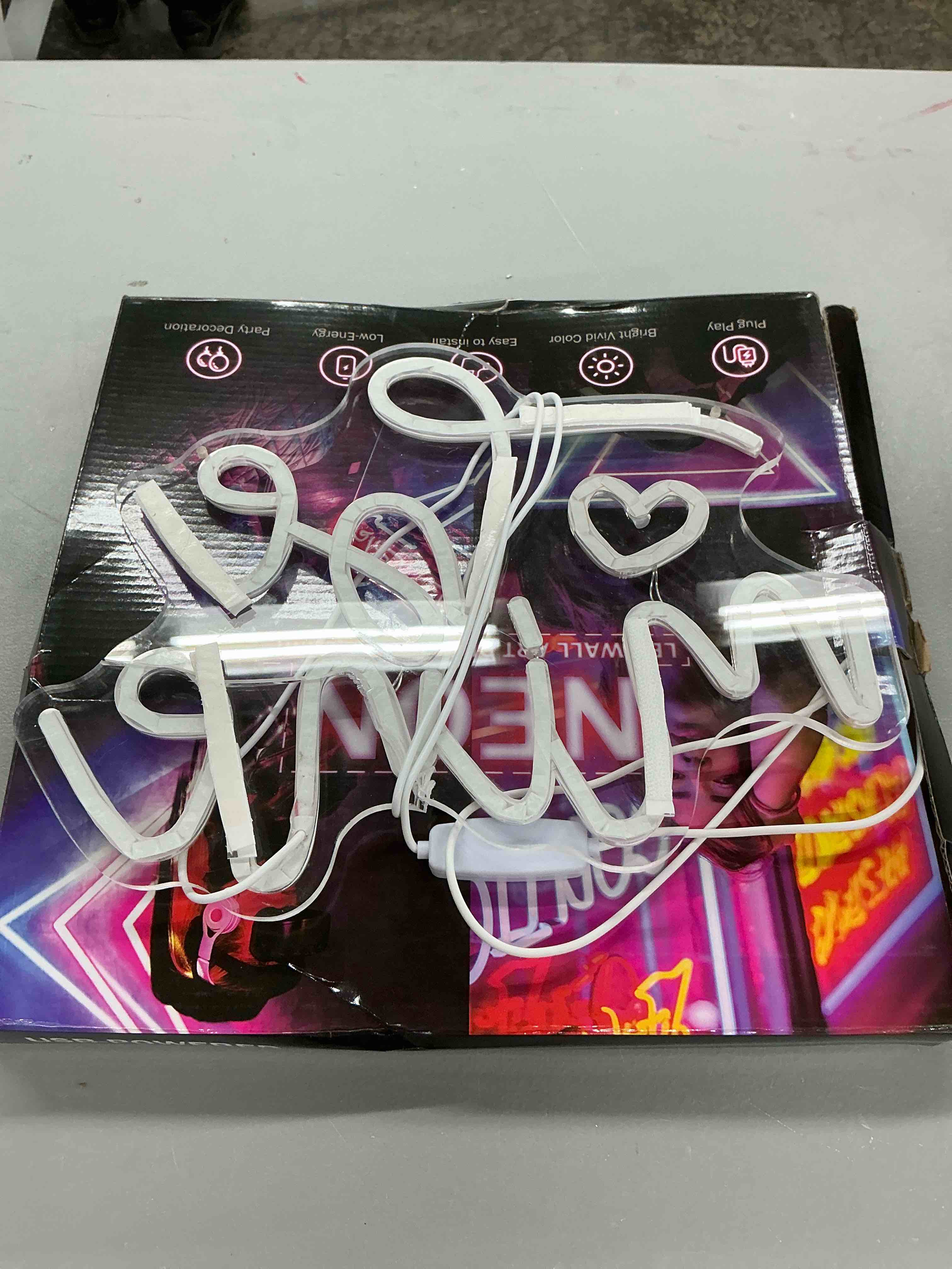 Condition photo showing New/Like New for sorority neon sign gesture neon signs for wall decor sorority led sign dimmable neon lights pink neon light sign for birthday party christmas decor sorority gifts for women sorority gesture