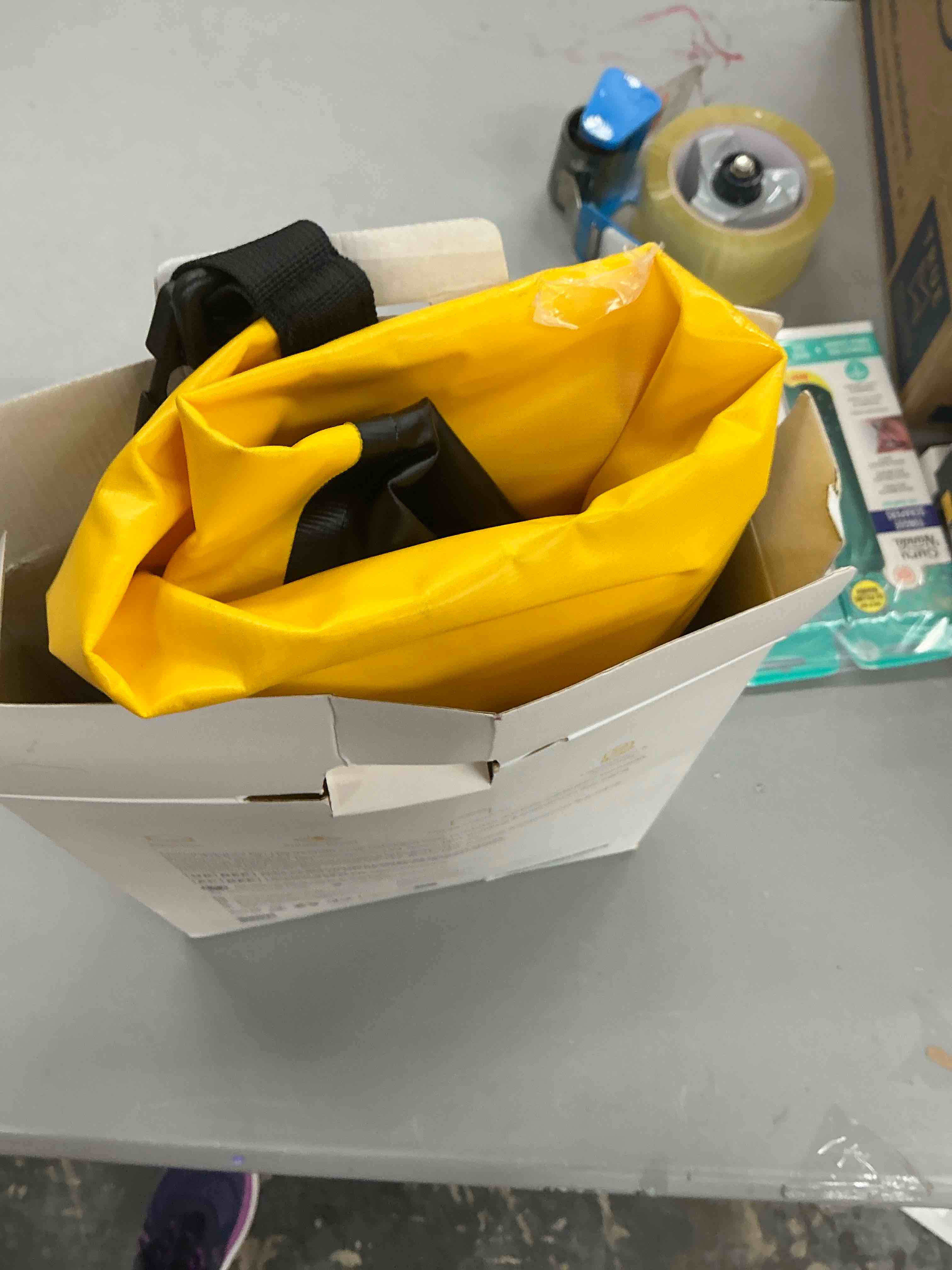 Condition photo showing Good Condition for lamicall waterproof dry bag with phone pouch, floating roll top backpack, 20l, yellow lemon yellow 20l