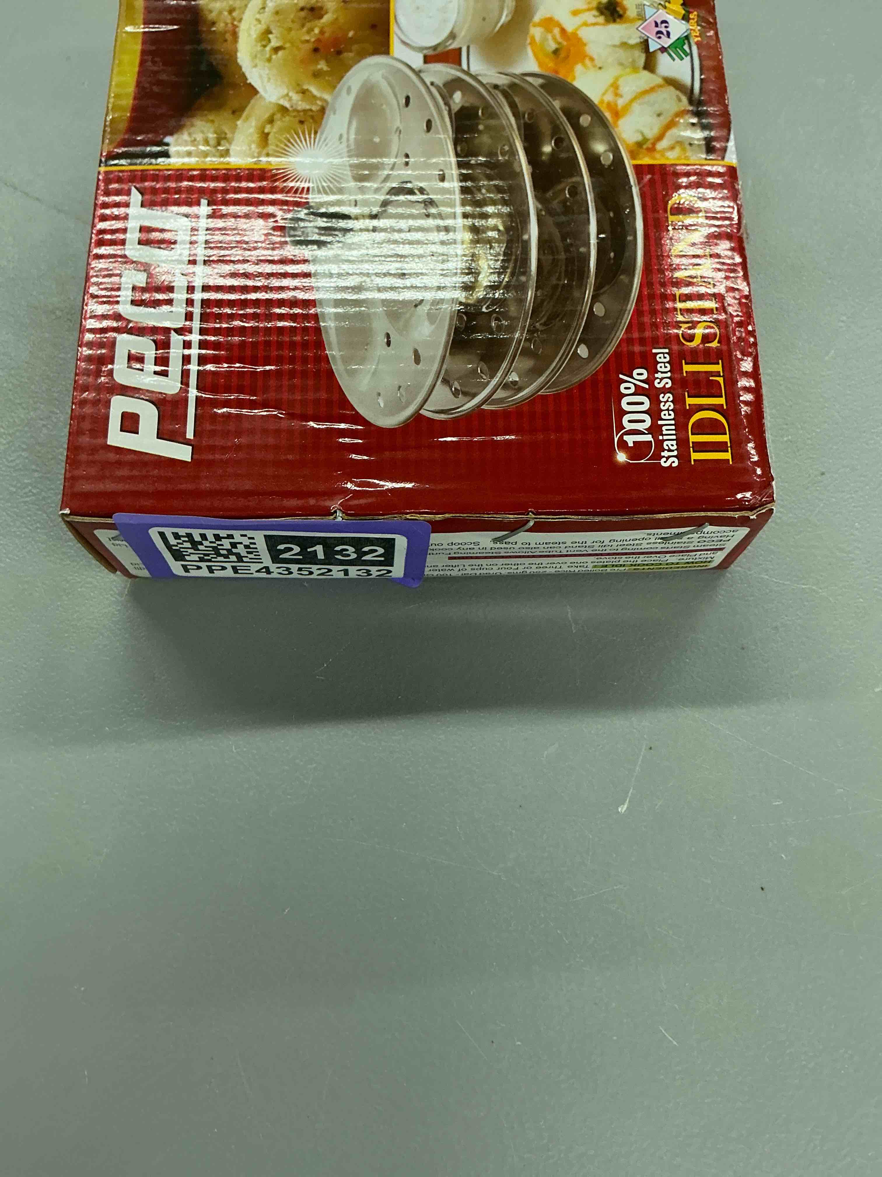 Condition photo showing New/Like New for idli maker stand – 4 tier, makes 16 idlis, fits 5/6/8 quart multi cooker, pressure cooker, steamer – south indian idli cooker rack
