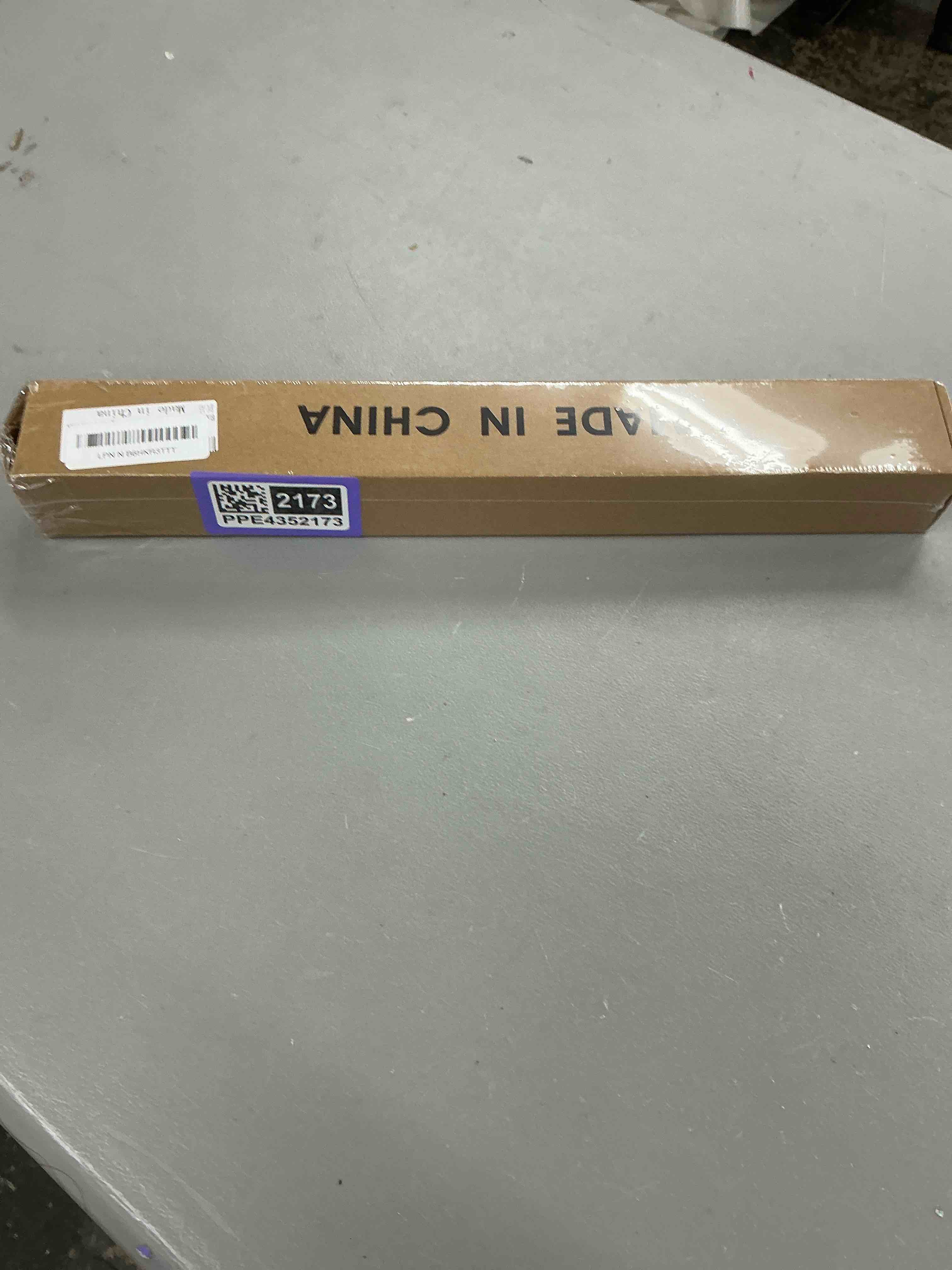 Condition photo showing Good Condition for curtain rods for windows 28 to 48 inch, 5/8 inch black curtain rod set with brackets, splicing adjustable metal drapery rod for bedroom, kitchen, living room, matte black 28 to 48 inch black