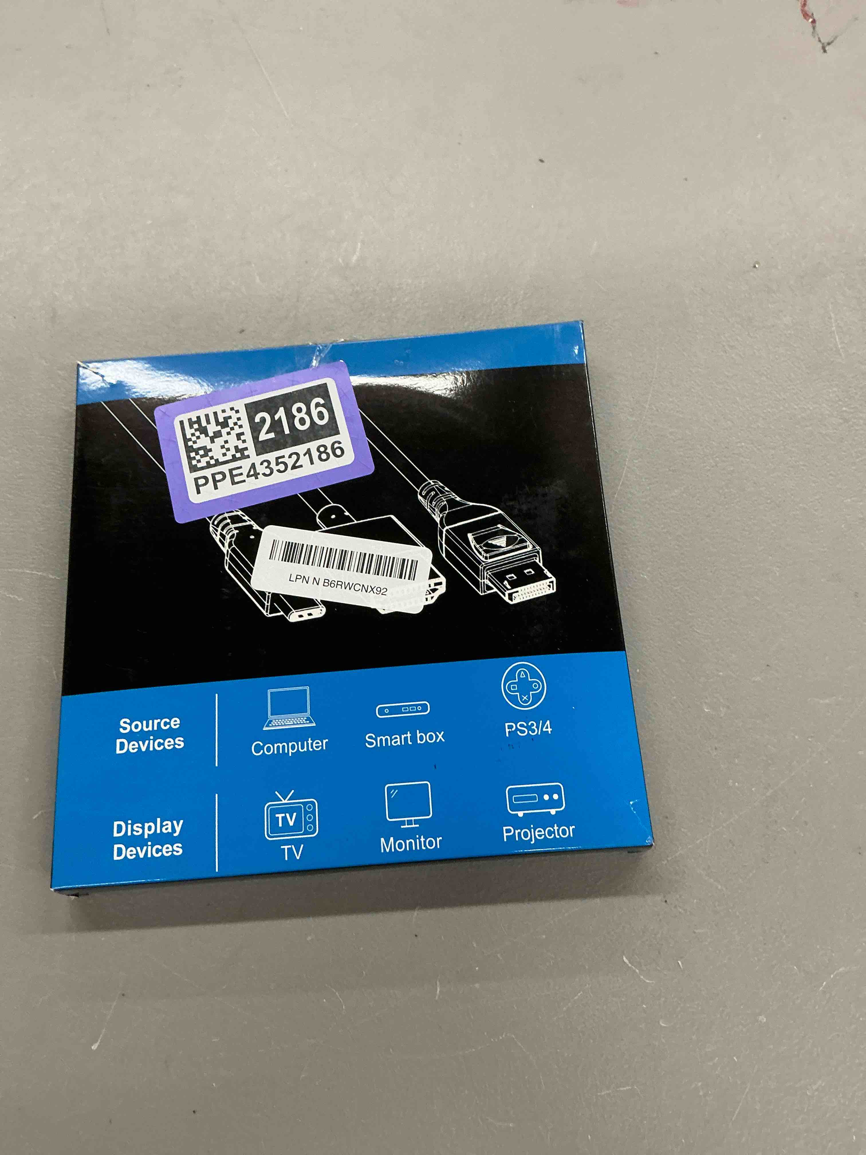 Condition photo showing New/Like New for 8k displayport cable10ft high speed-1.4 cable displayport[8k@60hz4k@144hz, 2k@240hz] supports 32.4gbps,and is used for hdr,freesync g-sync,gamingmonitor pc tv graphics