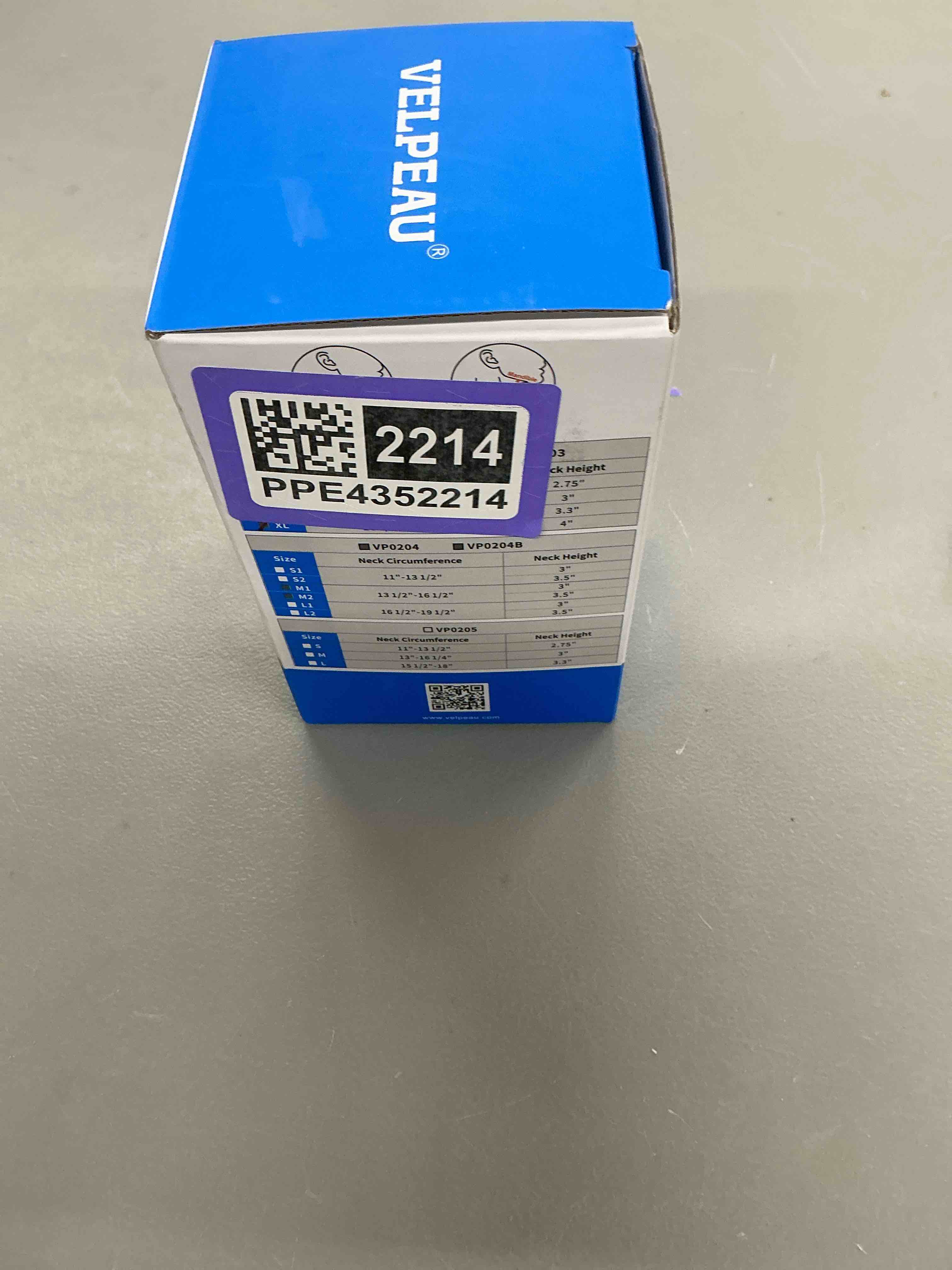 Condition photo showing Good Condition for velpeau neck brace for neck pain and support -soft cervical collar for sleeping in bed, snoozing, sleeping upright, anti-snoring, sleep apnea for women & men(blue, comfort version, xl: 16.5-18.7"/4") x-large (pack of 1) comfort version-blue