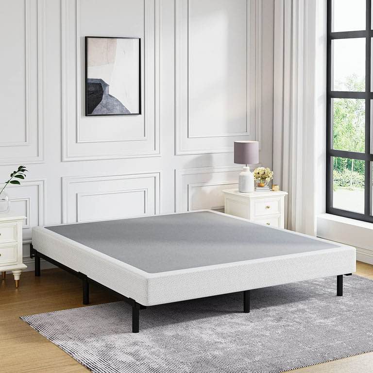 QFTIME 5" Metal King Box Spring, Mattress Foundation, Heavy-Duty, Easy Assembly