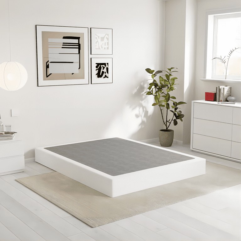 ZIYOO 4 Inch Metal Box Spring, Heavy - Duty Mattress Foundation,Full Size