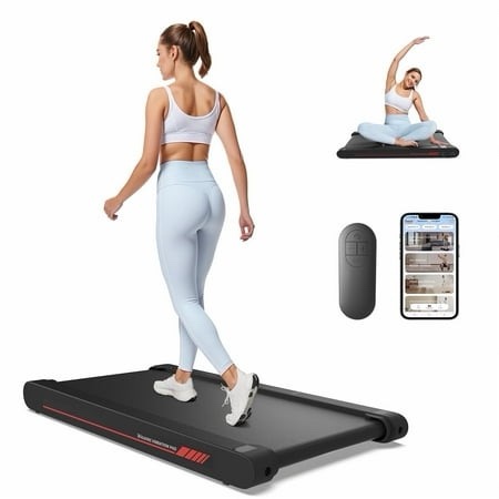 Sperax Walking Pad Treadmill with APP 3 in 1 Portable Under Desk Treadmill Fitness Walking Vibration Workout Pad with Remote Control