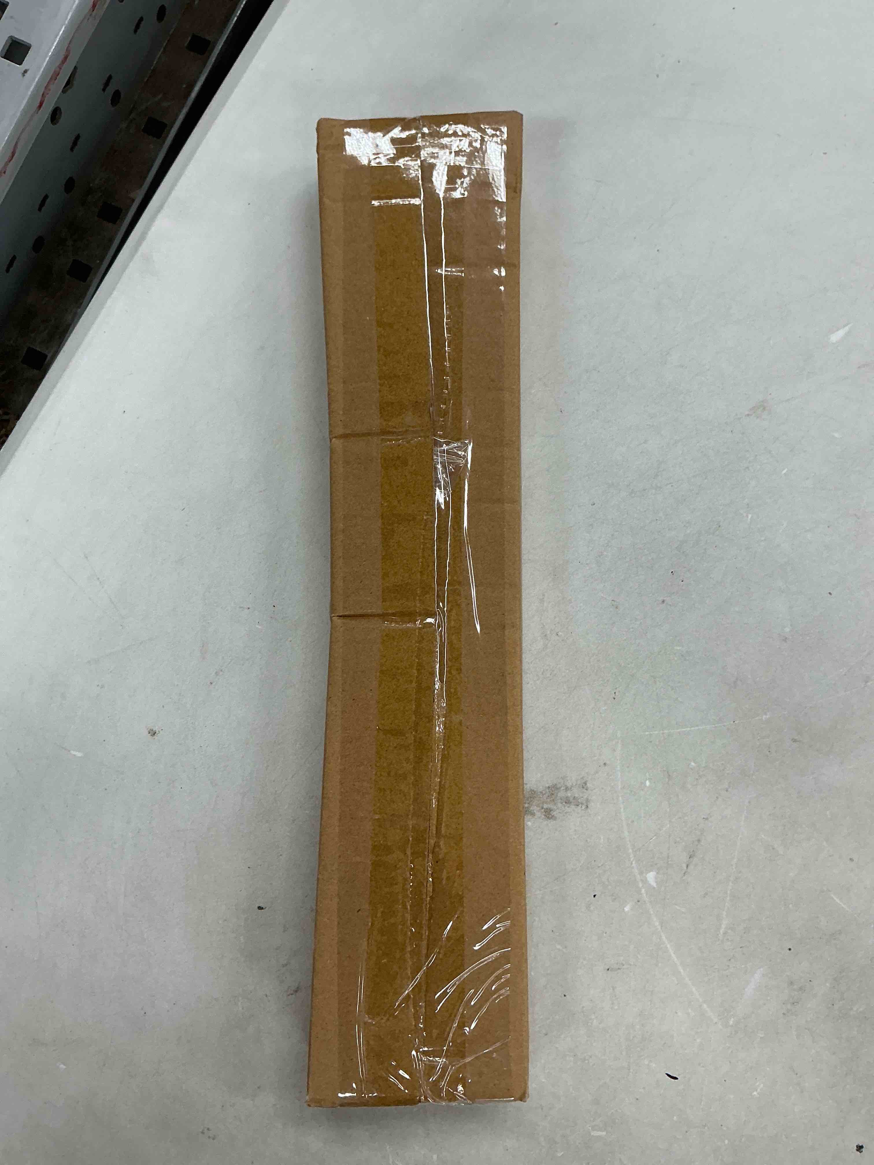 Condition photo showing Good Condition for curtain rods for windows 32-48 inch, 5/8 inch decorative brown splicing heavy duty metal curtain rod set with brackets 32-46" brown