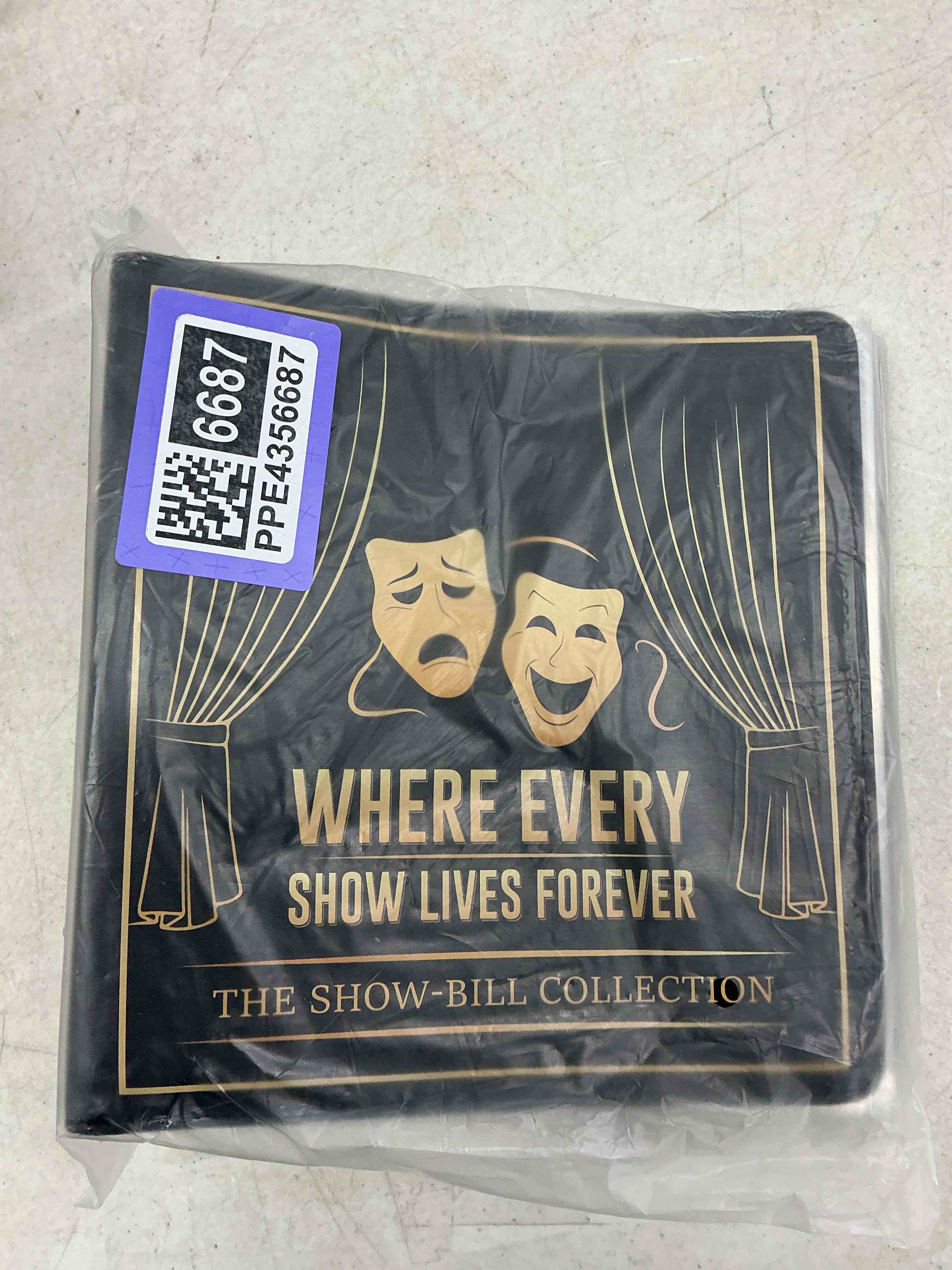 Condition photo showing Good Condition for broadway playbill binder with sleeves, playbill theater holder & showbill binder organizer album, playbill gifts for women & men, and musical theater show lovers, 25 protective sheets