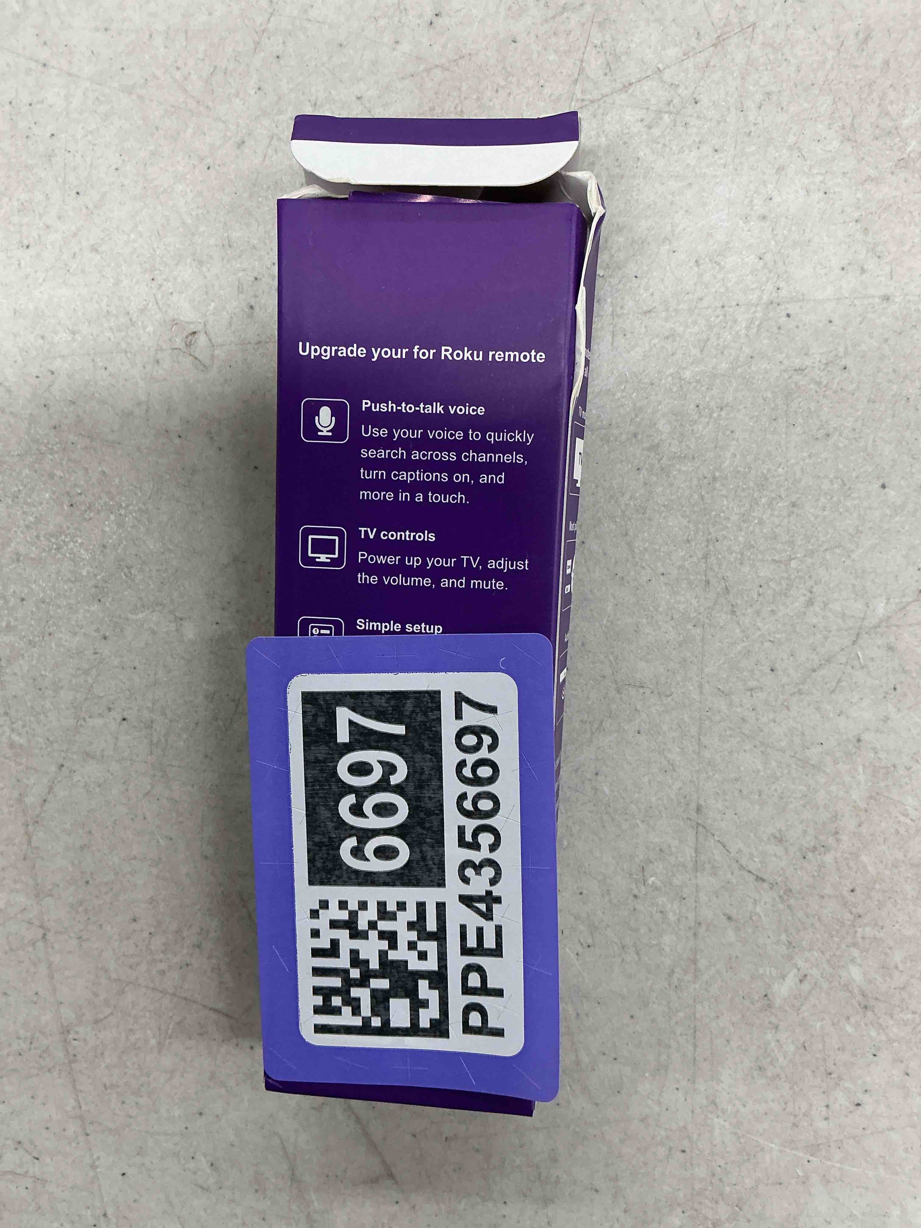 Condition photo showing Good Condition for for roku voice remote tv control, for roku stick remote replacement, streaming players, streaming sticks, audio and tvs, with 4 app shortcut keys for voice remote replacement