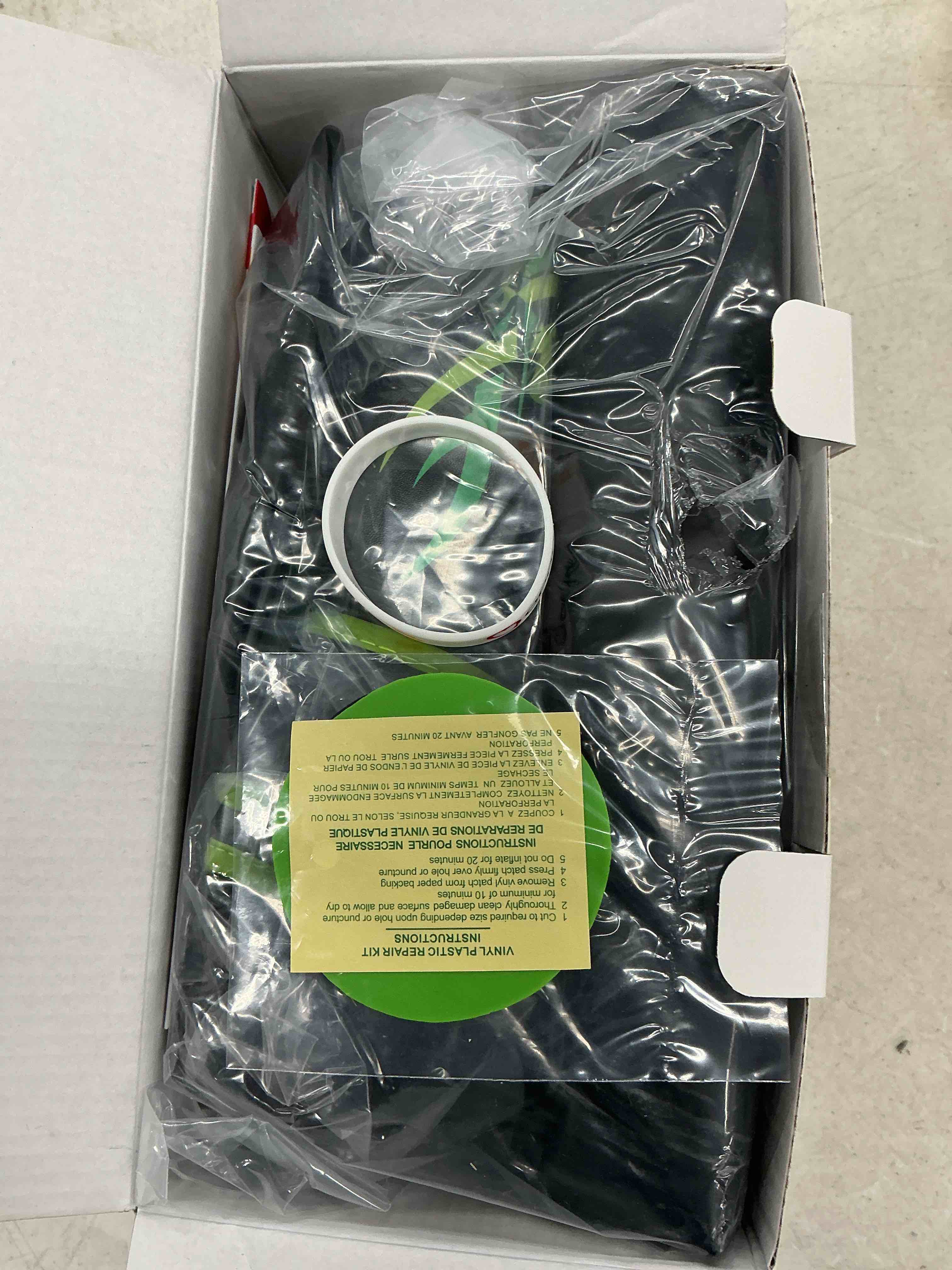 Condition photo showing Good Condition for qpau inflatable punching bag, 48 inch stable inflatable boxing bag for 3-6 kids,dinosaur toy & gifts for boys and girls, kids boxing set for practicing karate, taekwondo dinosaur green