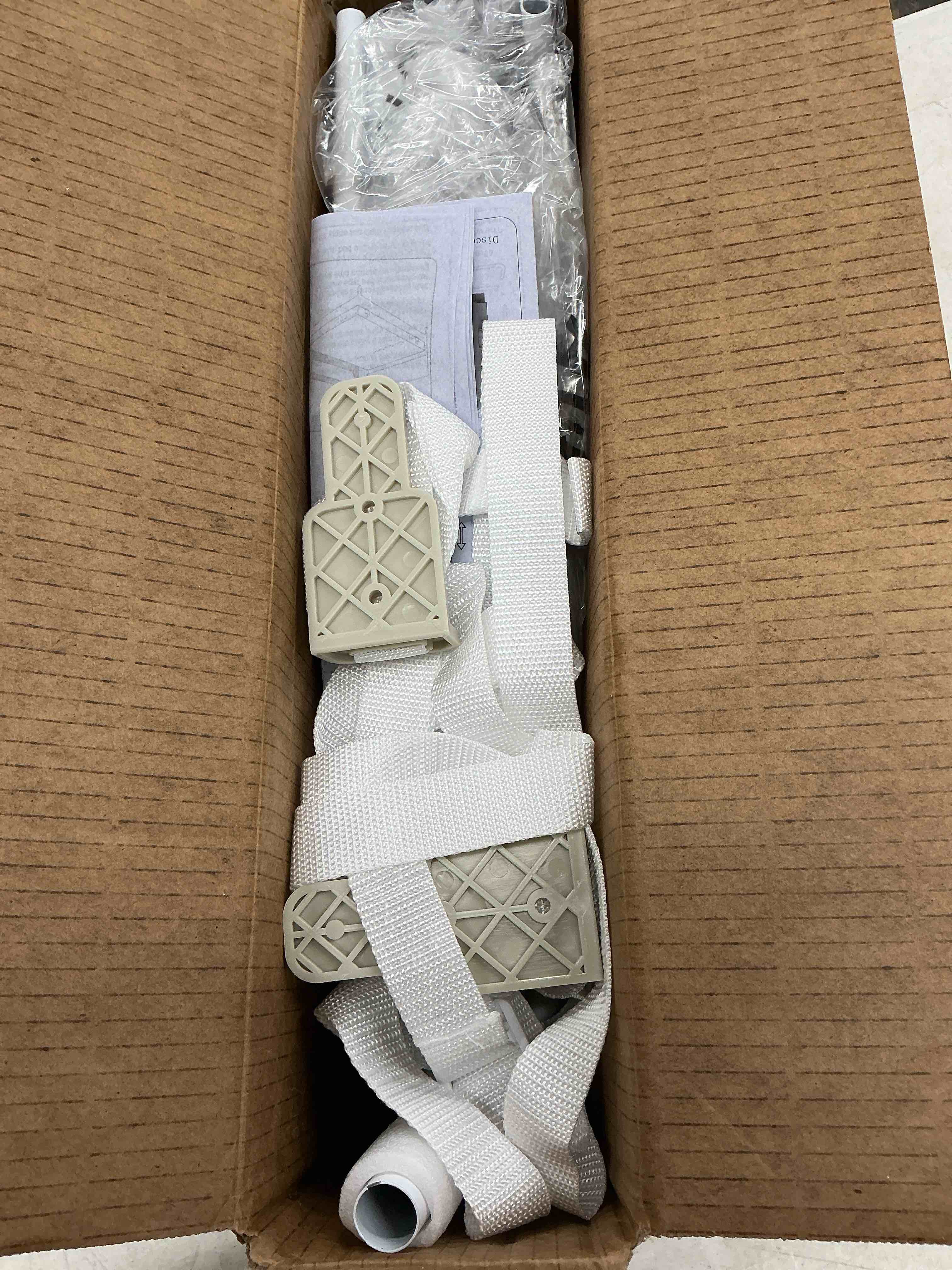 Condition photo showing Good Condition for bed rail for toddlers,swing down kids beds rails guard for twin,full,queen,king,bunk size bed,extral tall child bed rail guard with reinforced anchor safety system (grey, 59inch,1 side) 59 inch grey