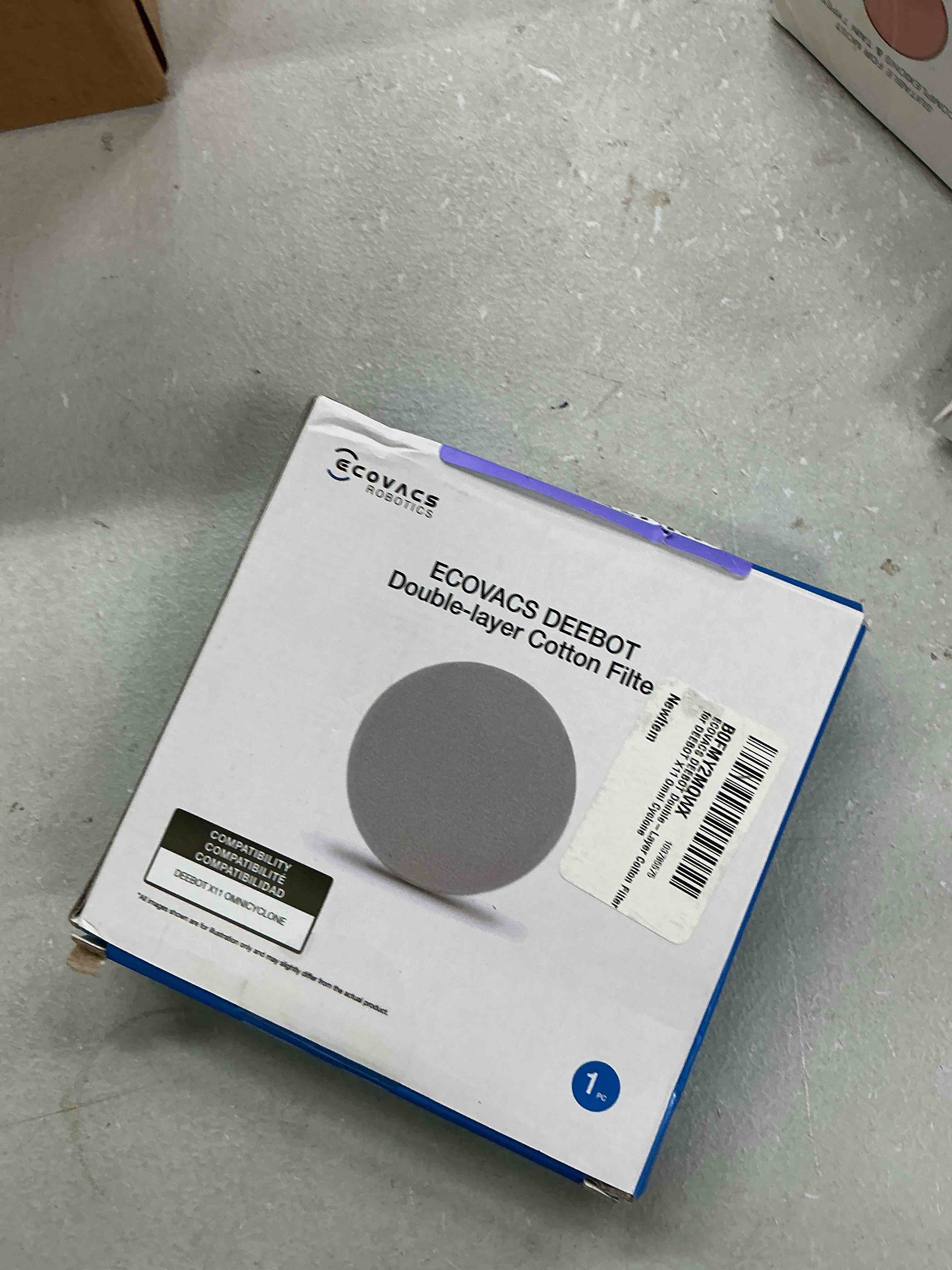 Condition photo showing Good Condition for for ecovacs for deebot x11 omnicyclone sponge filter cartridge 4/10-pack, washable foam for fine dust capture, compatible with robot vacuum(10 pack)