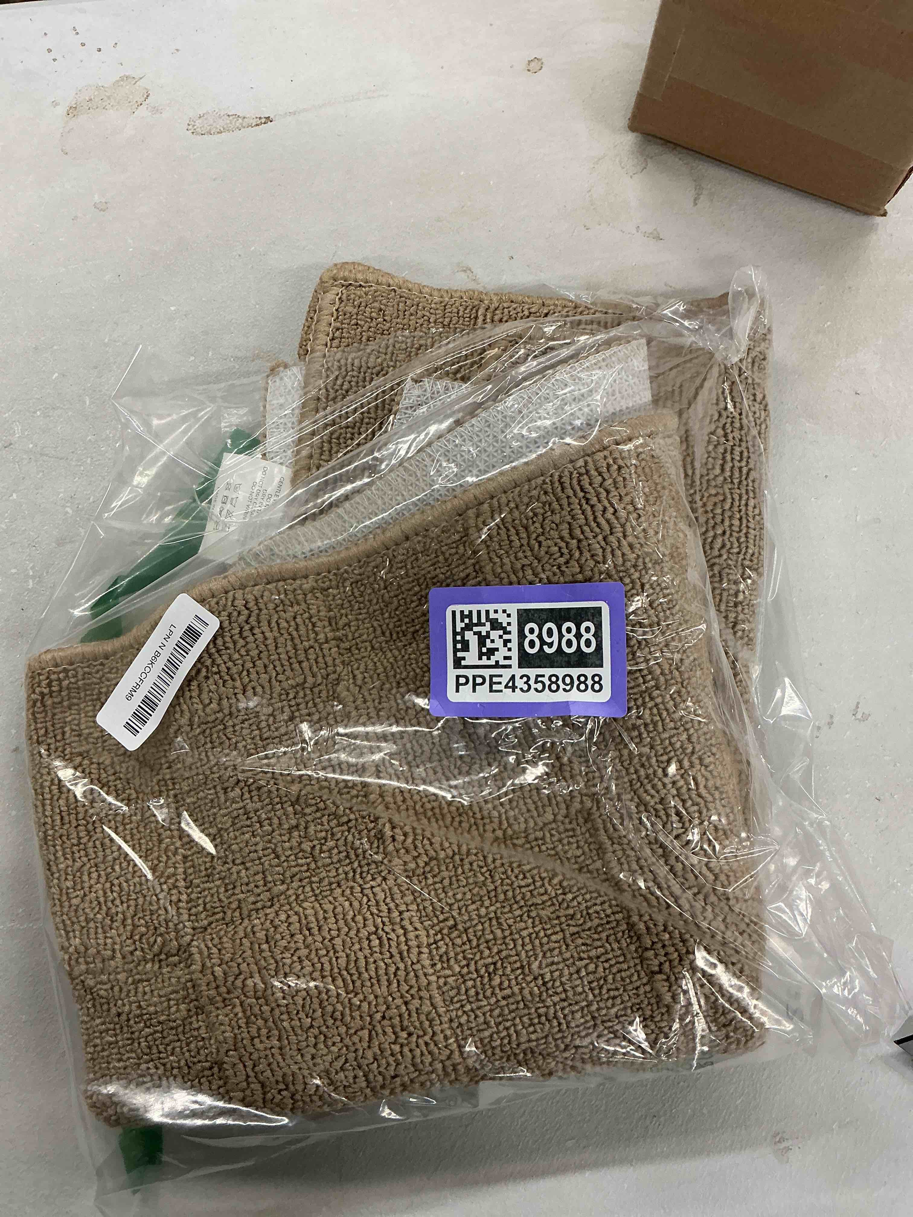 Condition photo showing Good Condition for granny says front door mat outside entrance, door mats for entryway, welcome matt non-slip, entryway front porch mat low profile resist dirt easy to clean, 36"x24", khaki check khaki check 2' x 3' (rectangular)