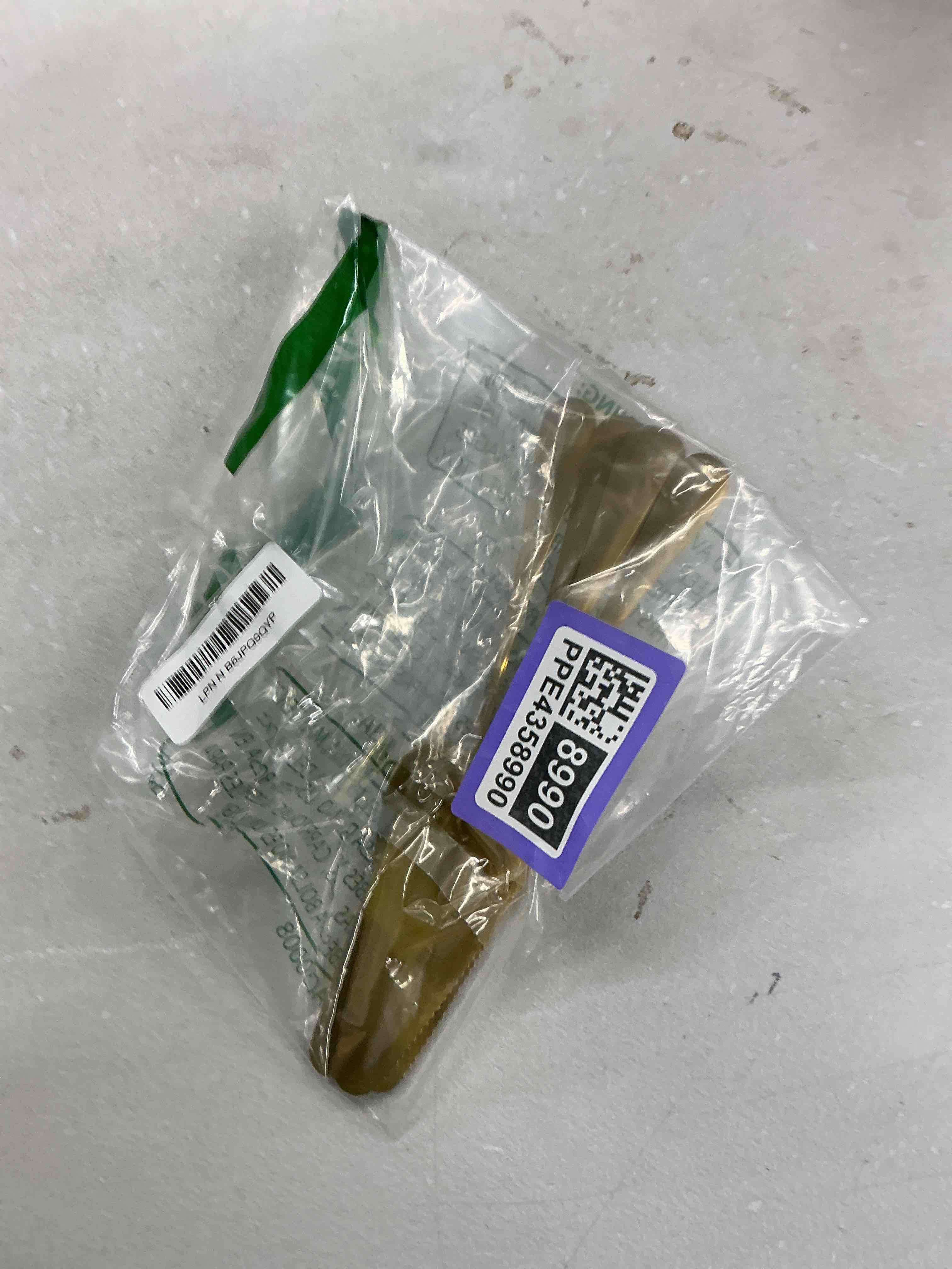 Condition photo showing Good Condition for 5x cake server pie holder transfer triangular spade spatula serrated edge - gold