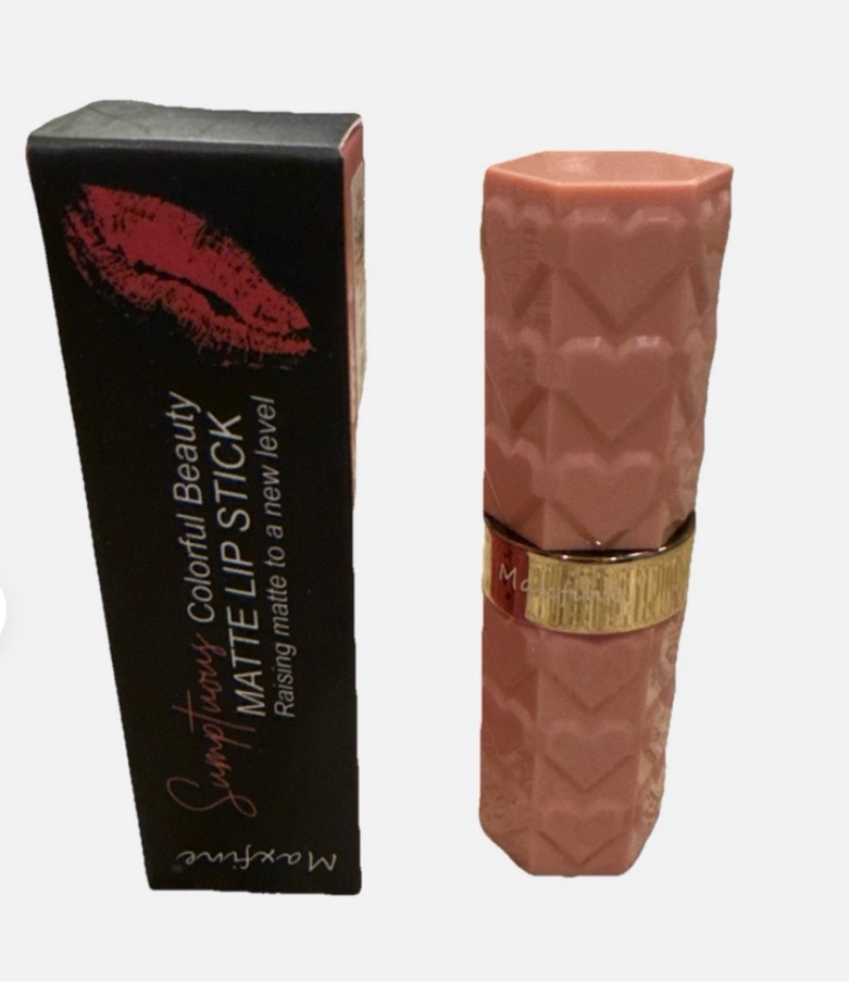 MAXIFINE to his colorful beauty mat lipstick