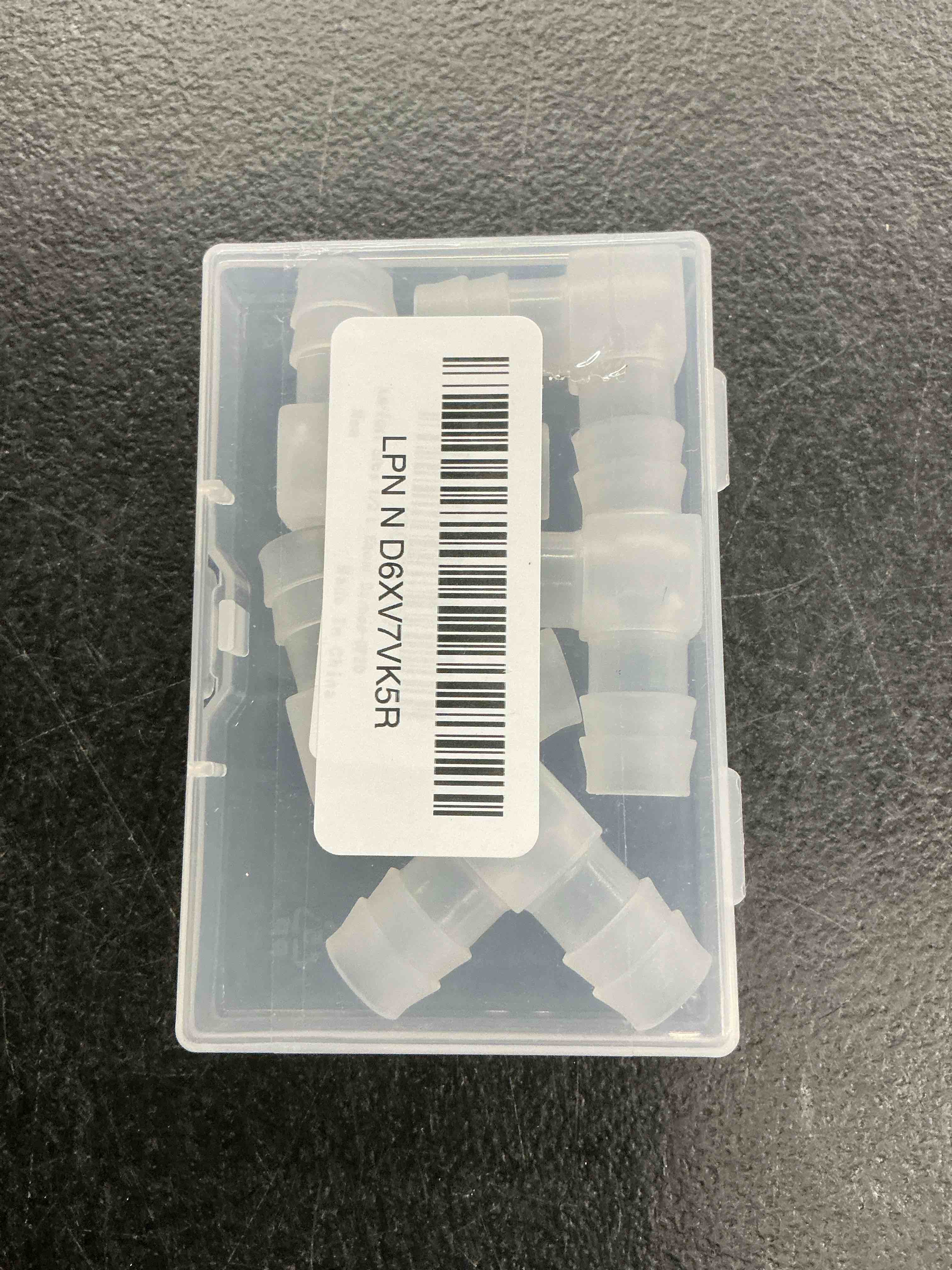Condition photo showing Good Condition for 1/2" hose barb 90 degree elbow l fitting, equal barbed joint splicer mender adapter union adapter for boat aquarium fuel gas liquid air (pack of 5) 1/2 inch 5