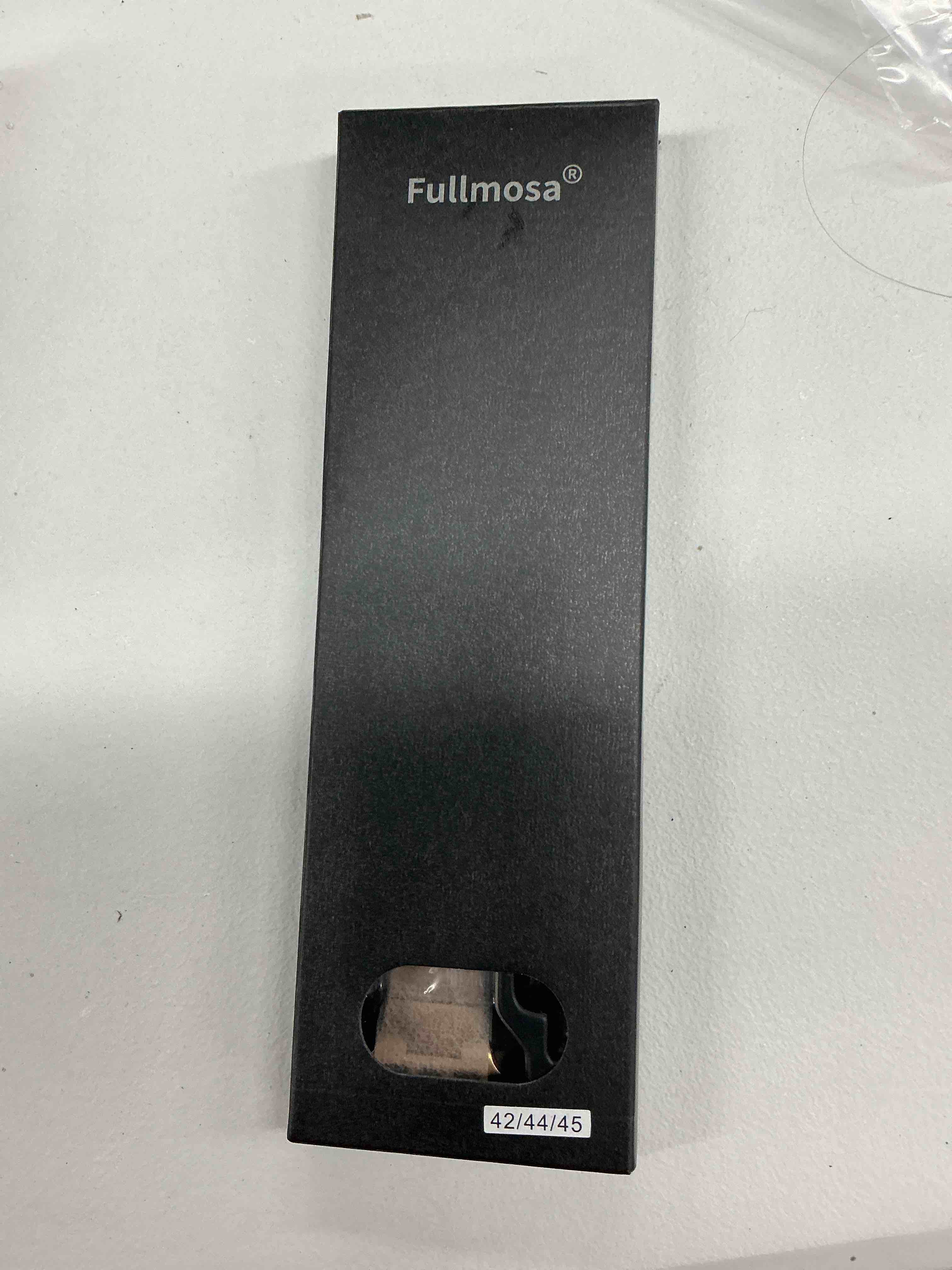 Condition photo showing New/Like New for fullmosa metal band compatible with apple watch 45mm 44mm 42mm 41mm 40mm 38mm for men women, stainless steel iwatch band with tpu case for apple watch series 9 8 7 6 5 4 3 2 1 se3/2/1 (42mm 44mm 45mm, rose gold) rose gold 45mm 44mm 42mm(s3/2/1)