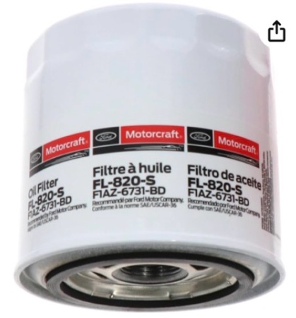 Motorcraft Oil Filter FL820SW